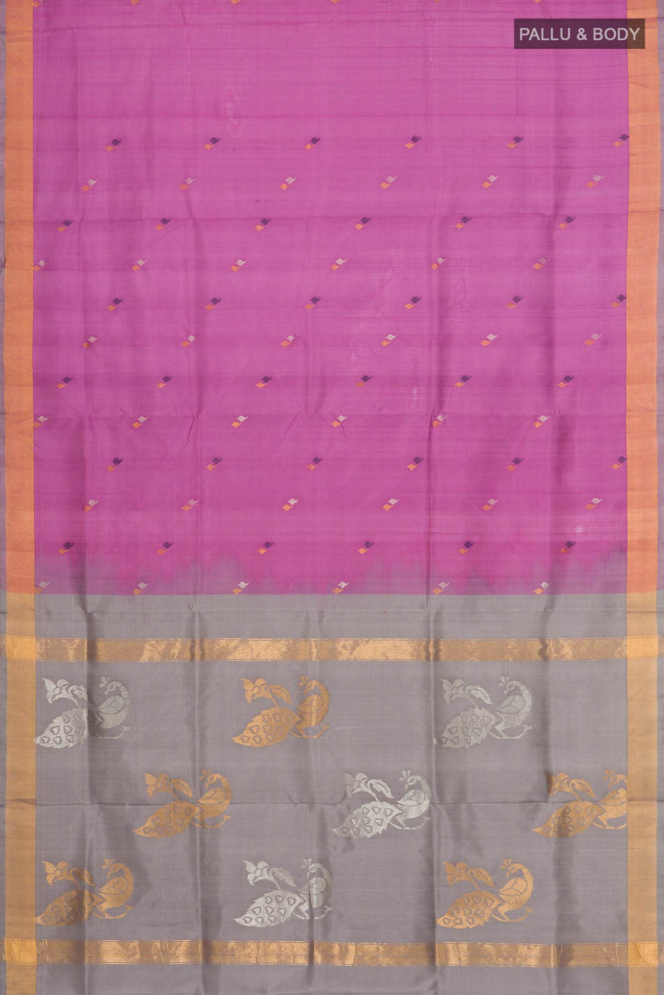 Purple Uppada Silk Saree
