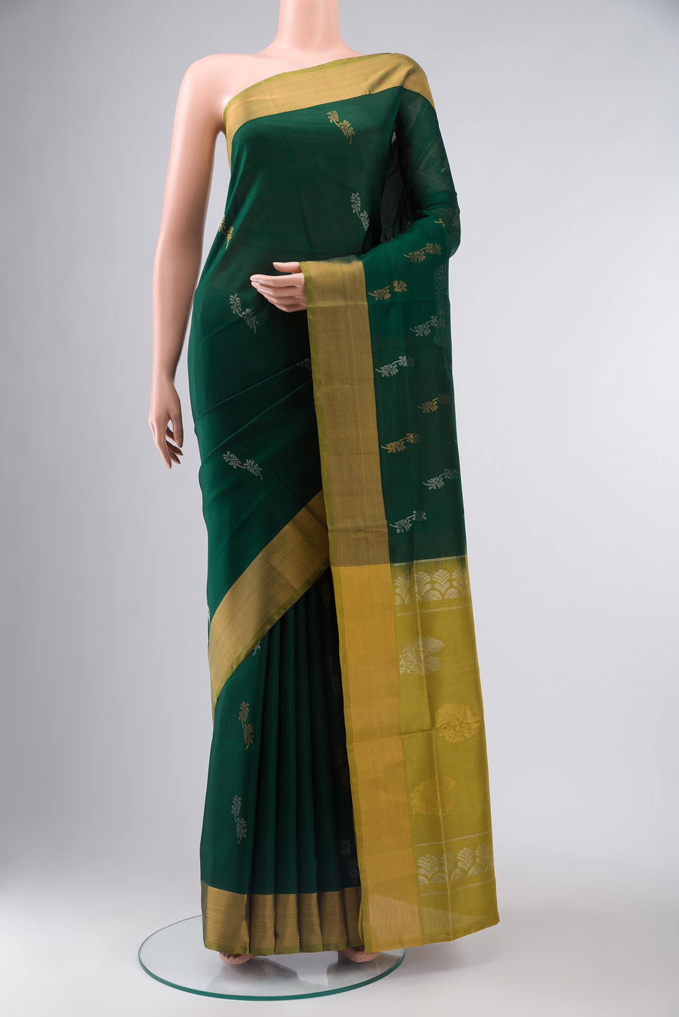 Green Uppada Silk Saree