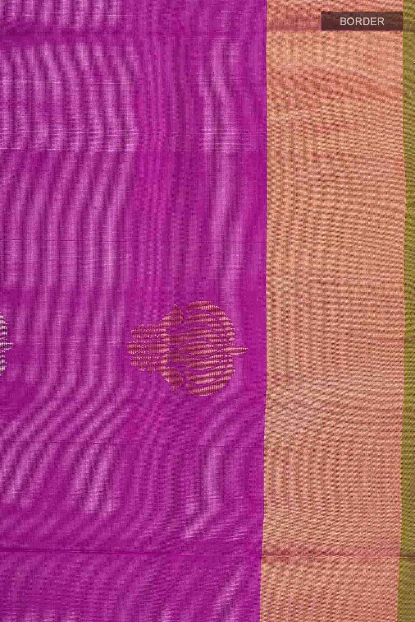 Purple Uppada Silk Saree