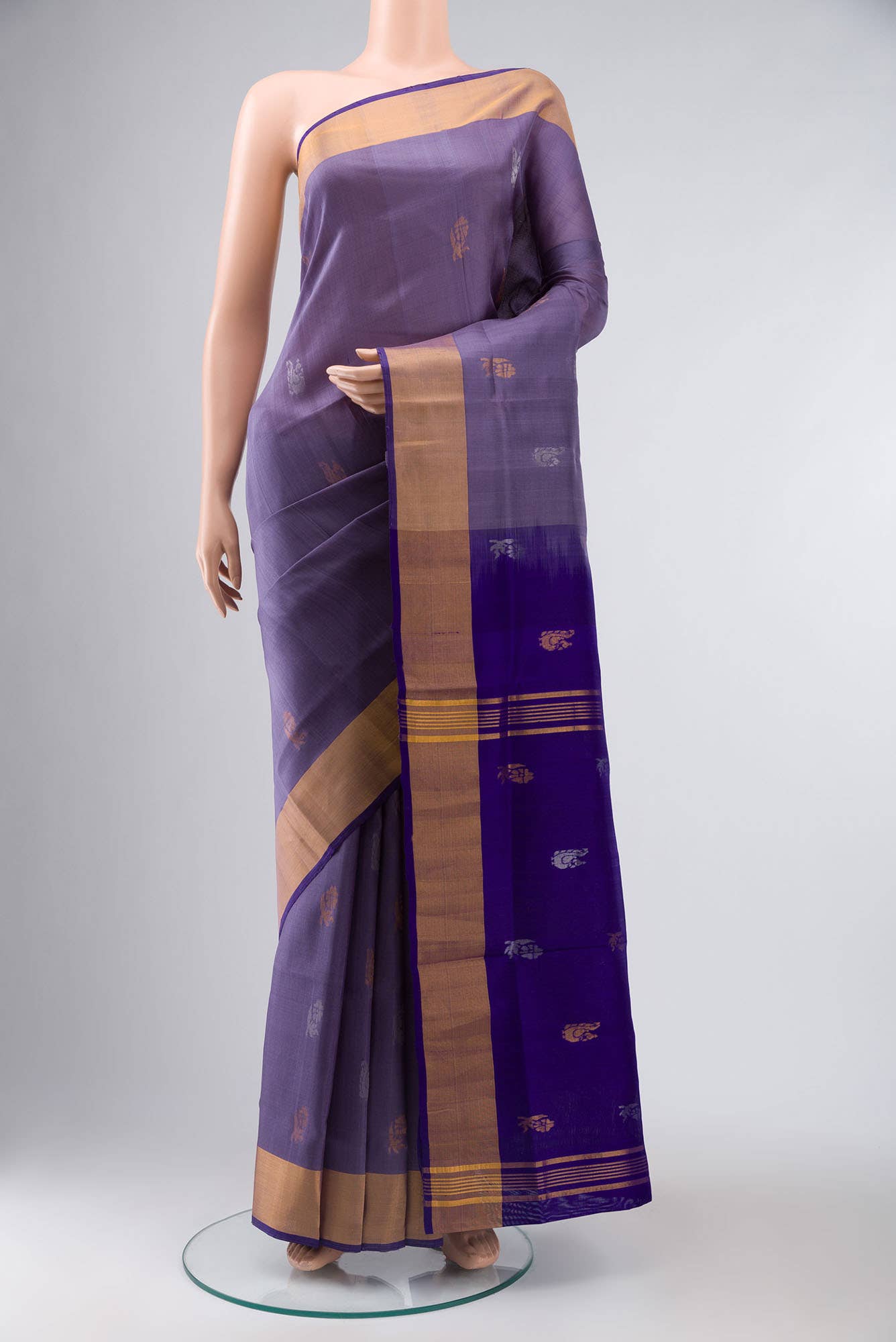 Blue Uppada Silk Saree