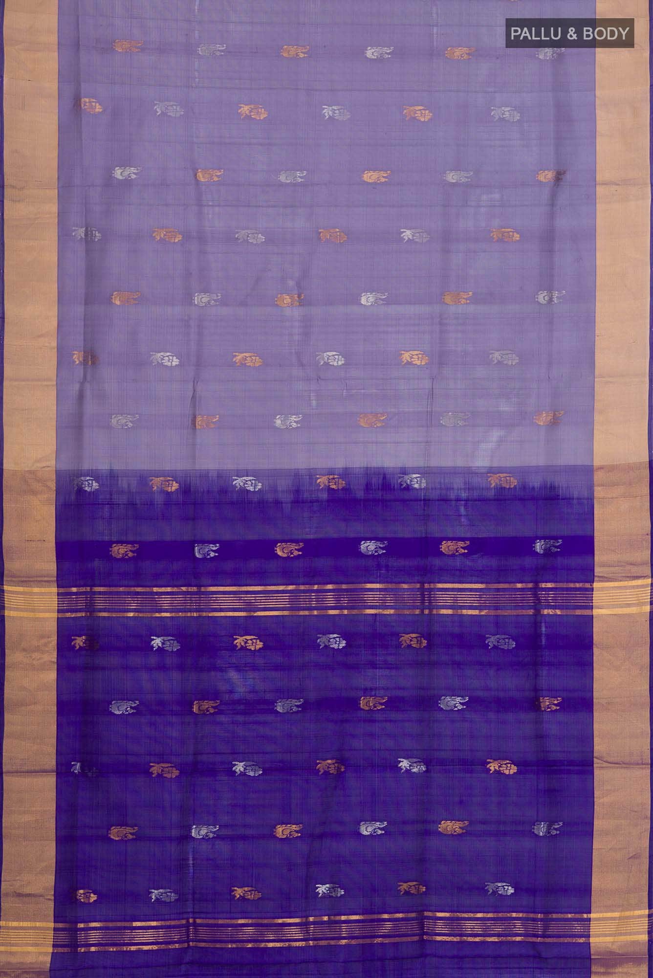 Blue Uppada Silk Saree