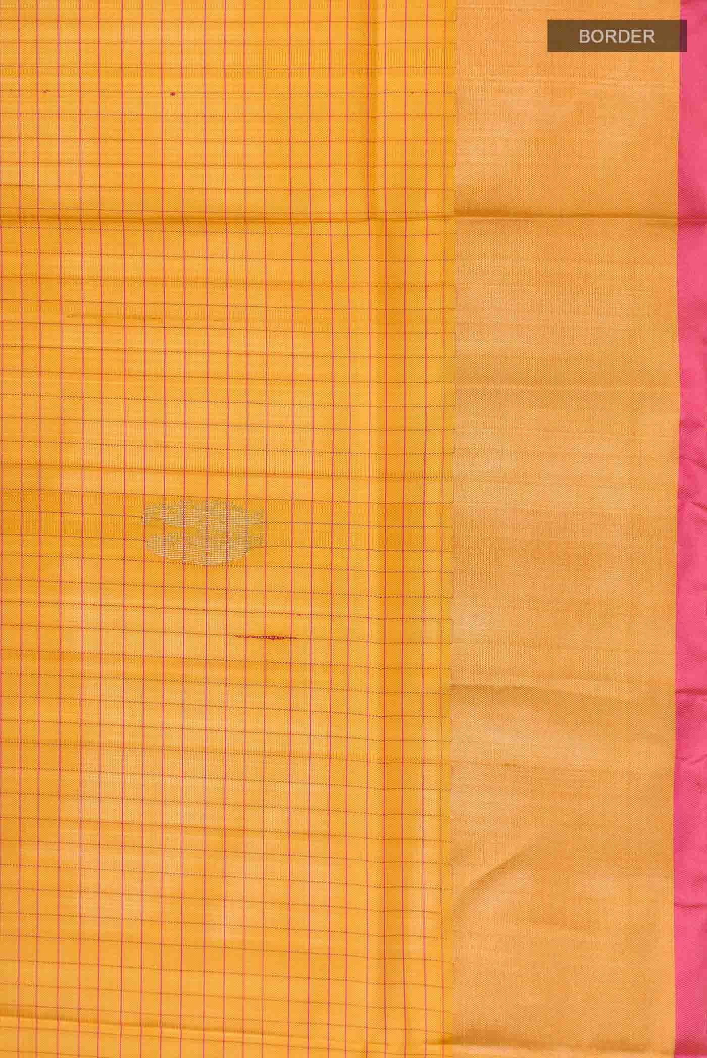 Yellow Uppada Silk Saree