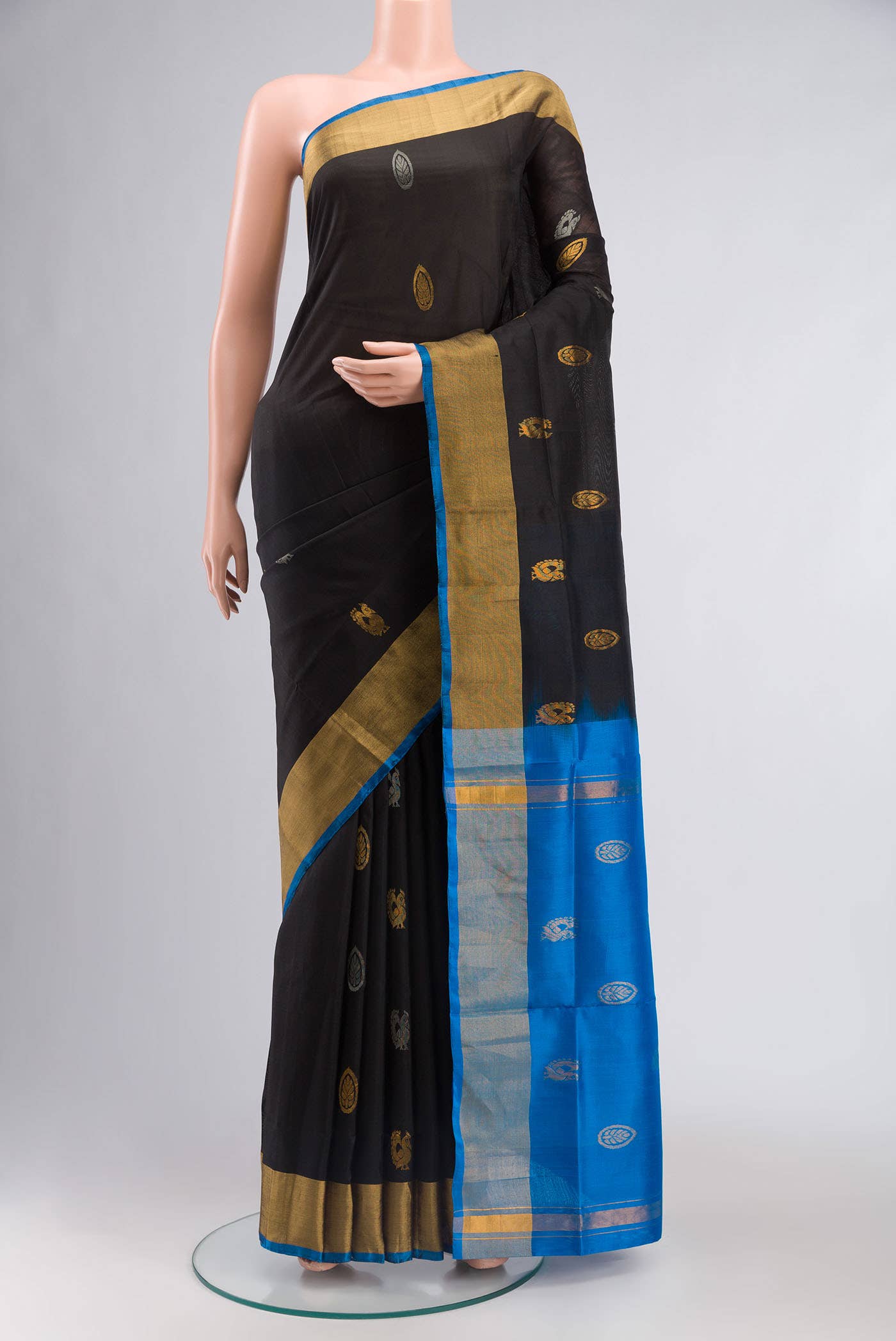 Black Uppada Silk Saree