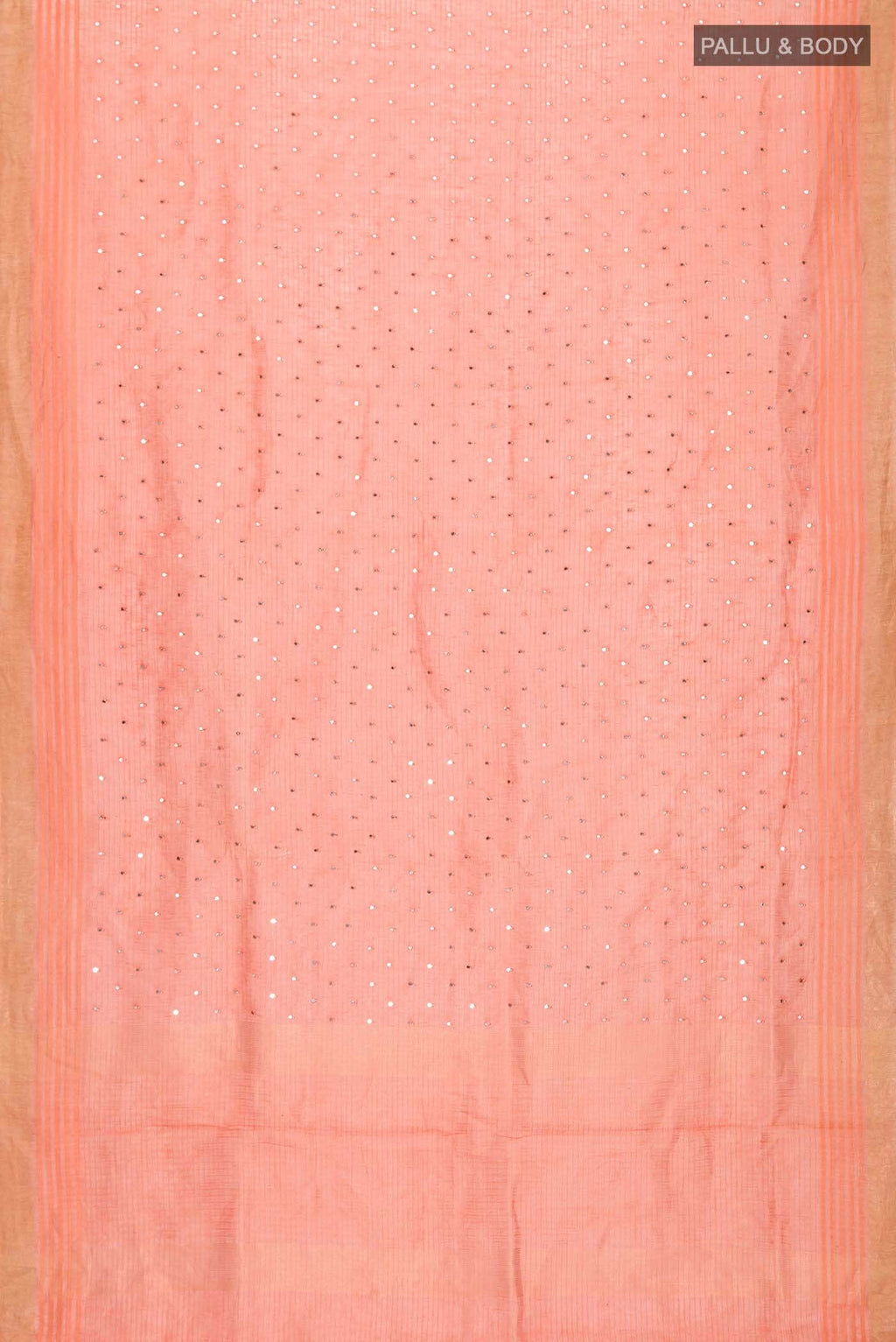 Orange Linen Saree