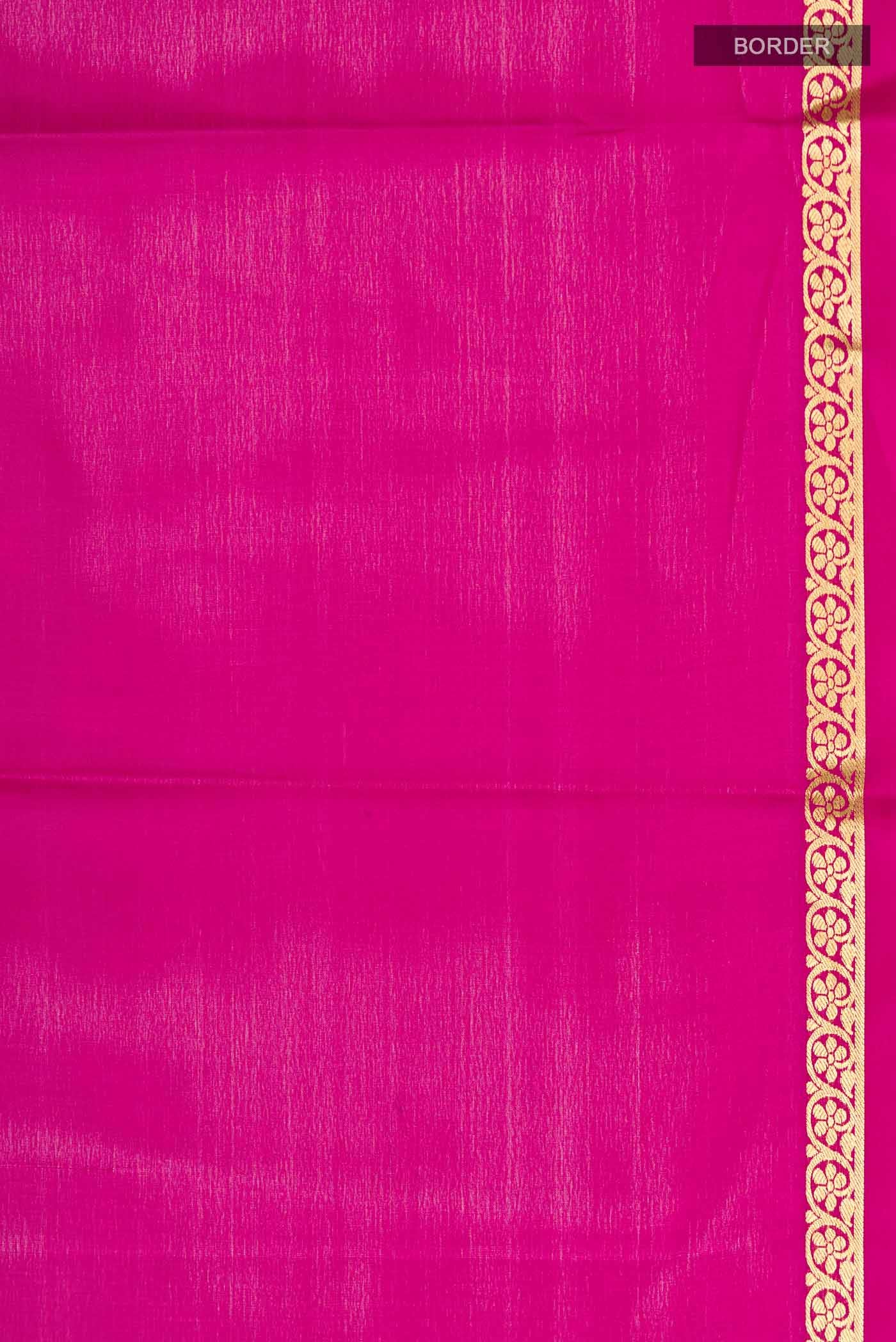Pink Mysore Crepe Saree