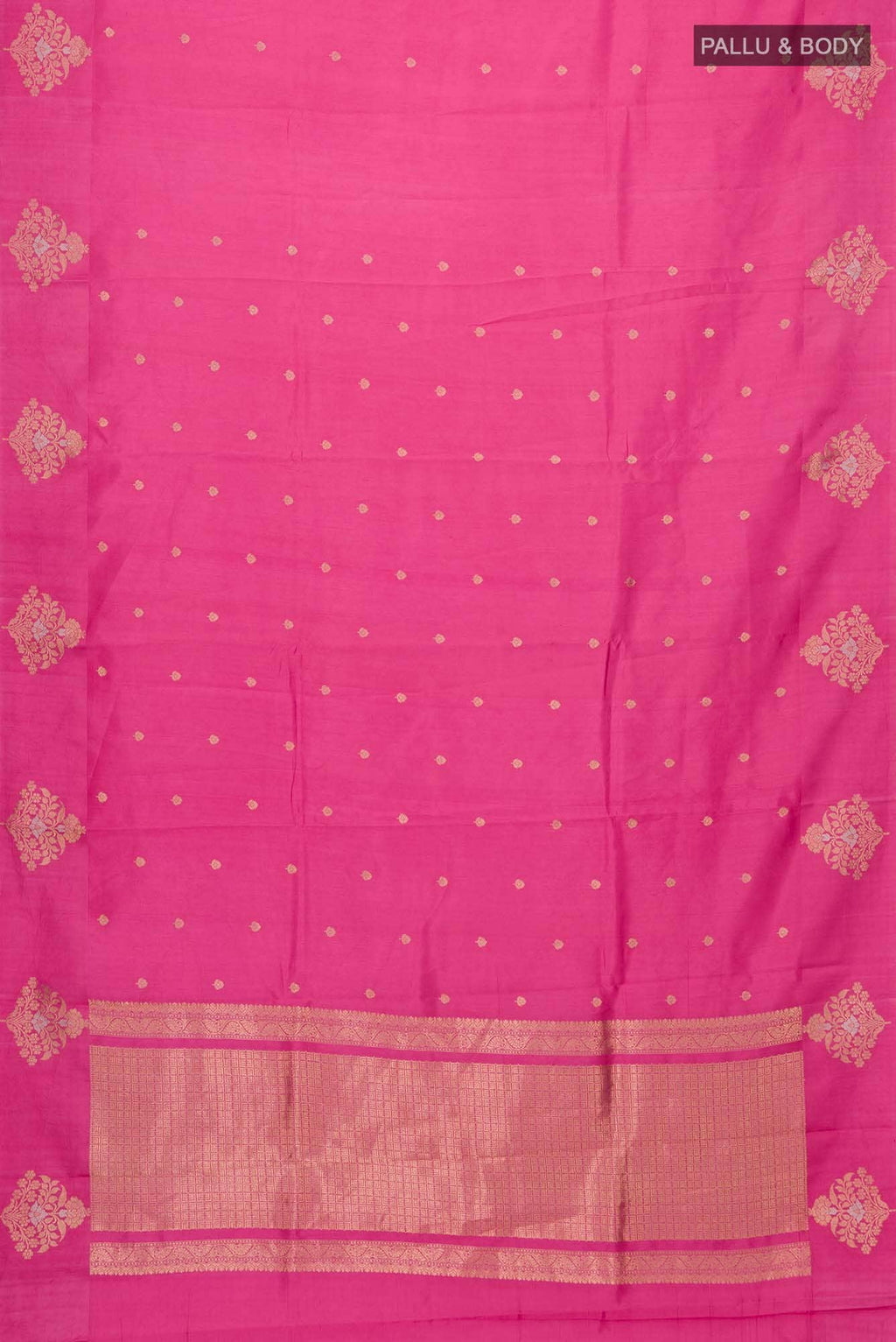 Pink Banarasi Katan Silk Saree