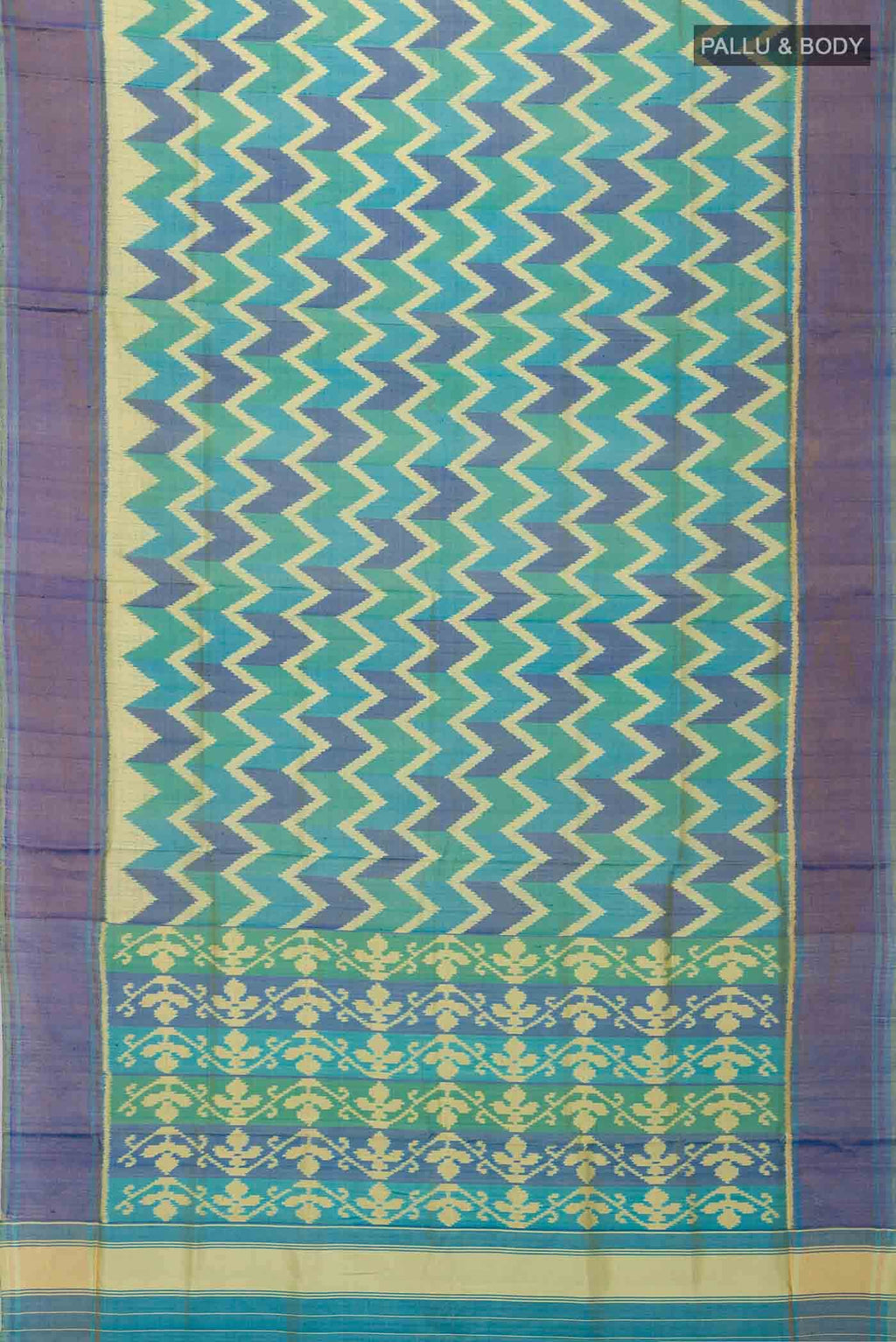 Green Rajkot Patola Silk Saree
