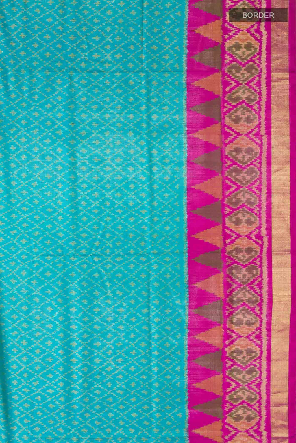 Blue Rajkot Patola Silk Saree