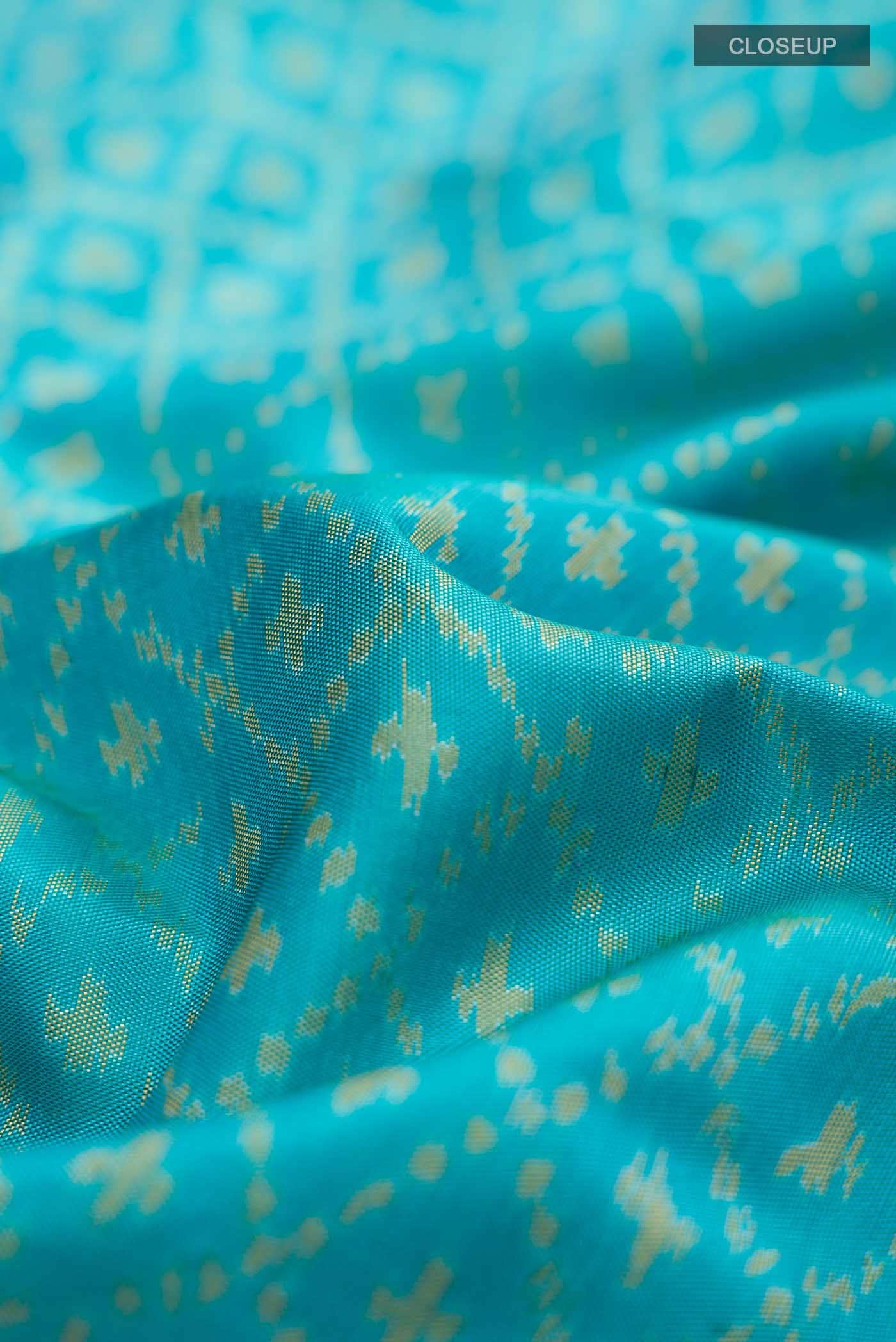 Blue Rajkot Patola Silk Saree