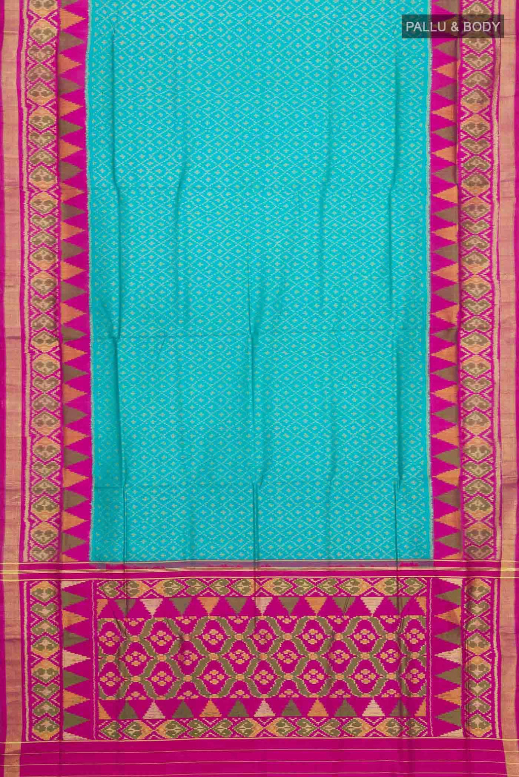 Blue Rajkot Patola Silk Saree