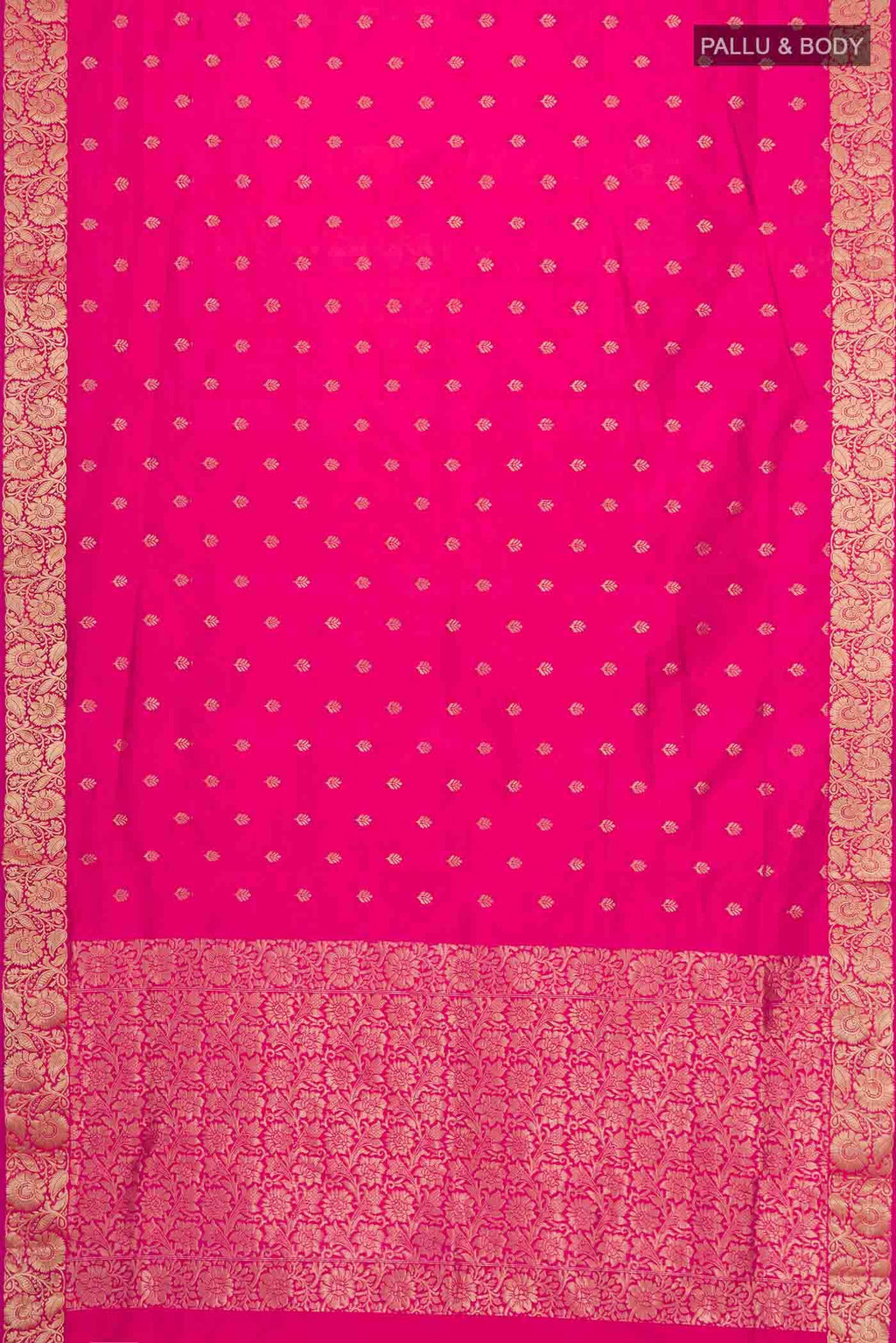 Pink Banarasi Katan Silk Saree