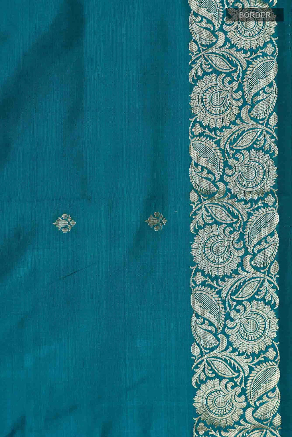 Blue Banarasi Katan Silk Saree