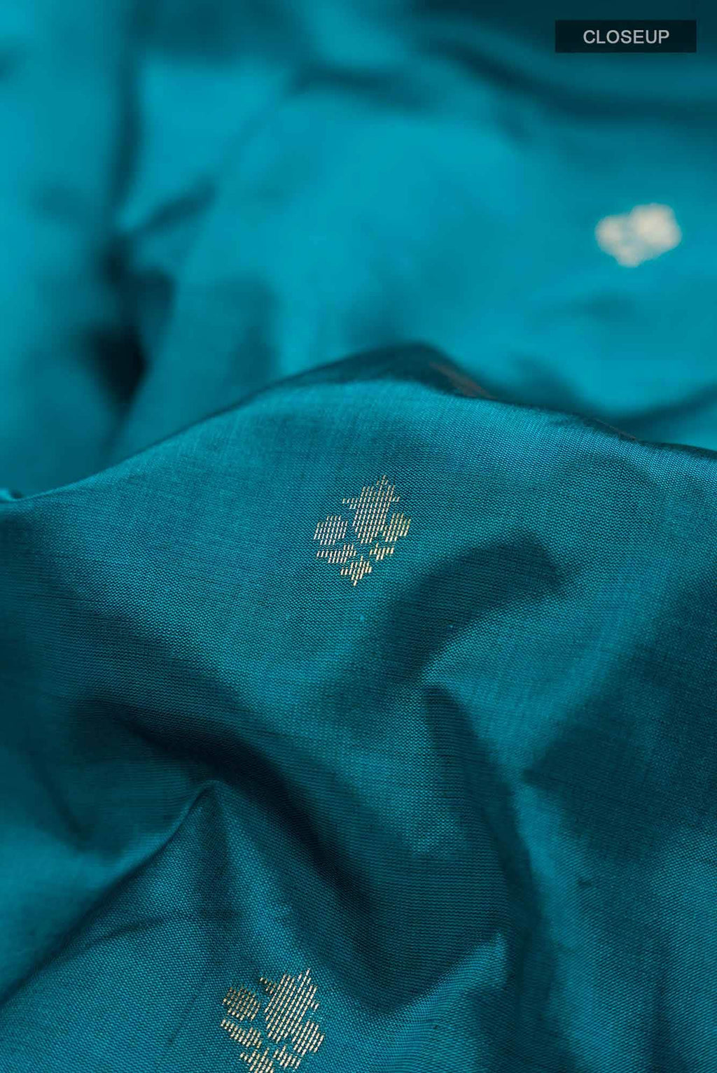 Blue Banarasi Katan Silk Saree