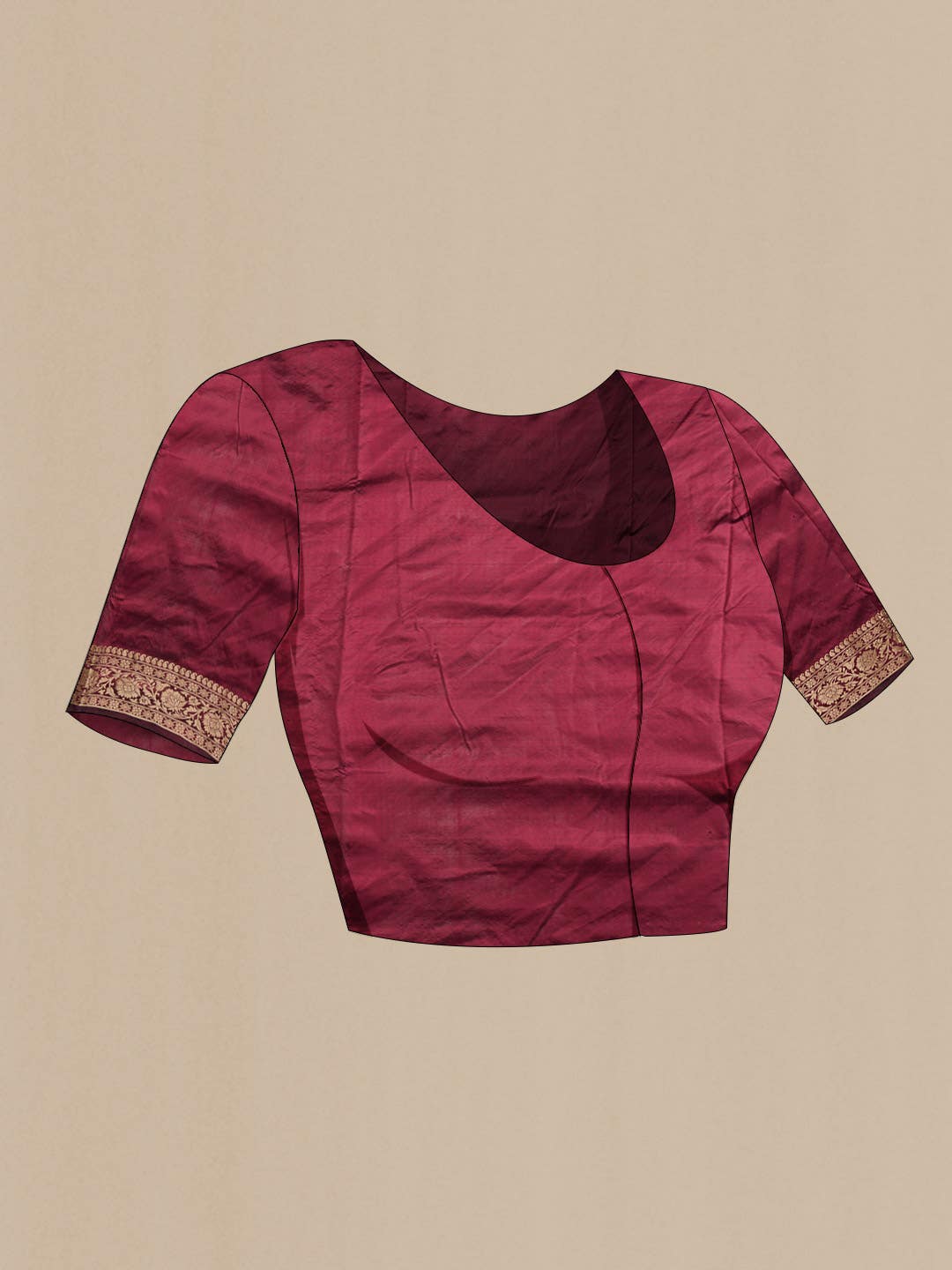 Coffee Brown Banarasi Katan Silk Saree