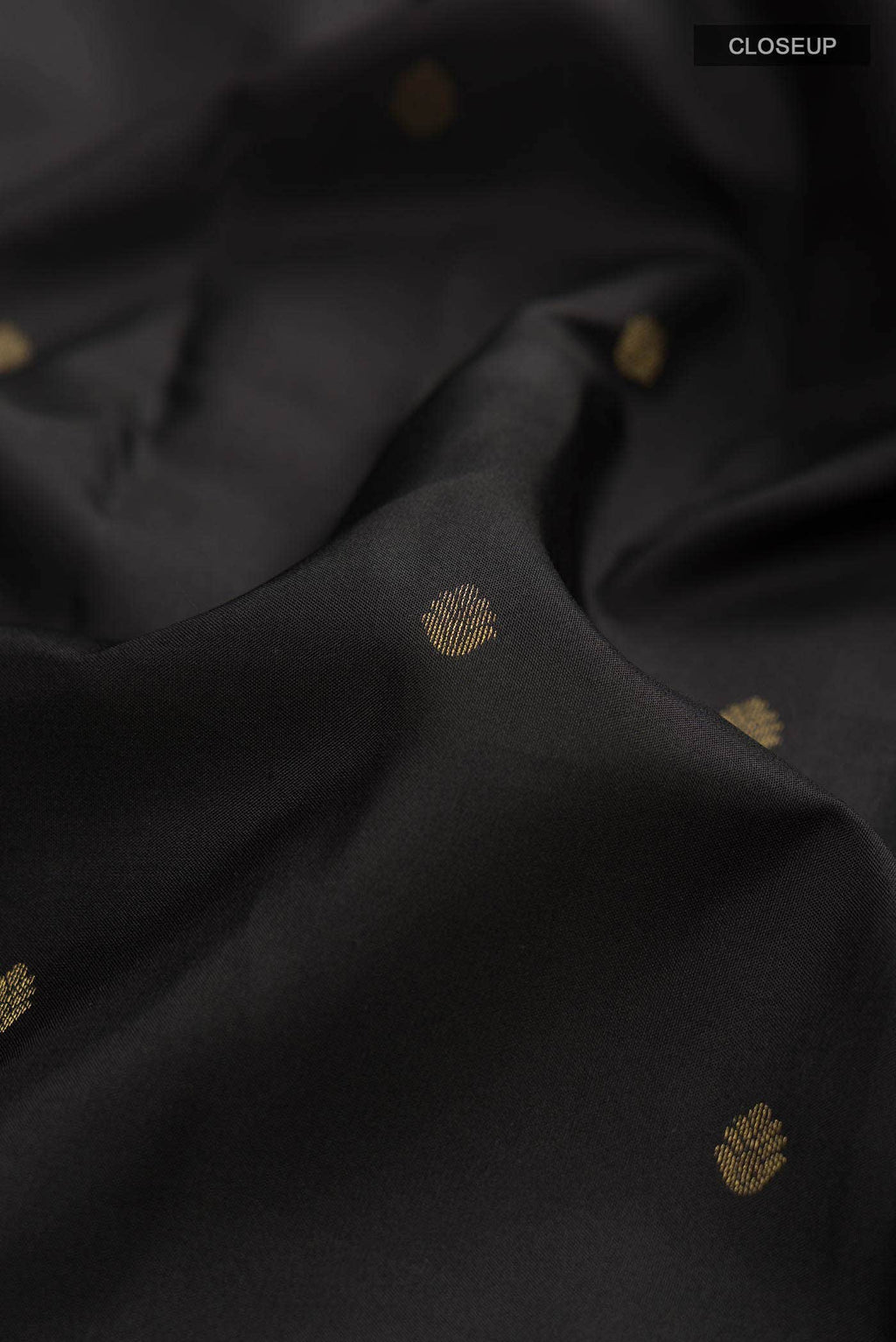 Black Kanchipuram Silk Saree