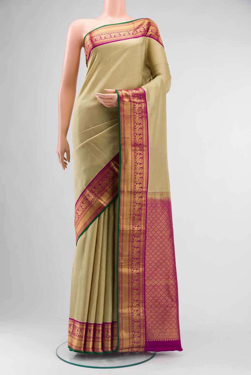 Green Kanchipuram Silk Saree