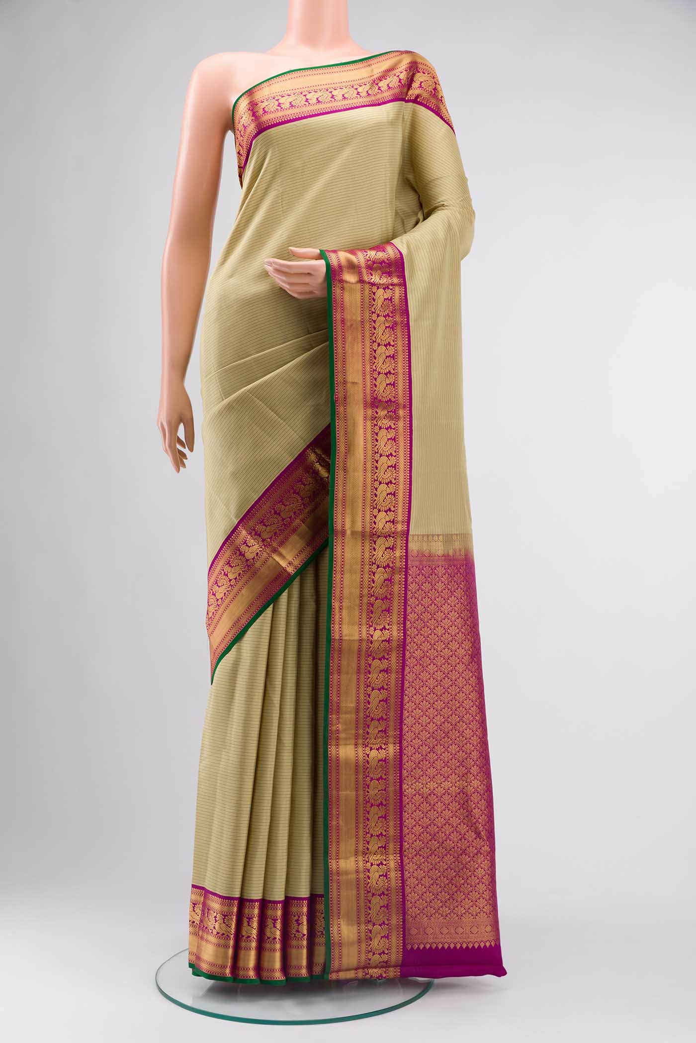 Green Kanchipuram Silk Saree