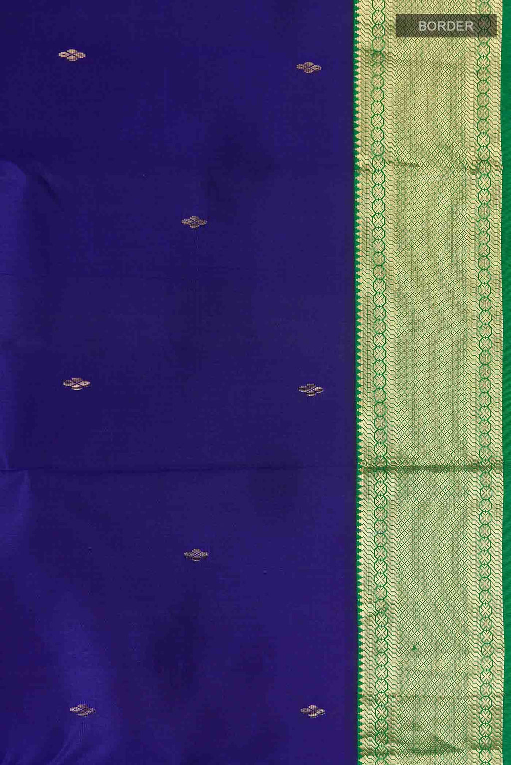 Blue Kanchipuram Silk Saree