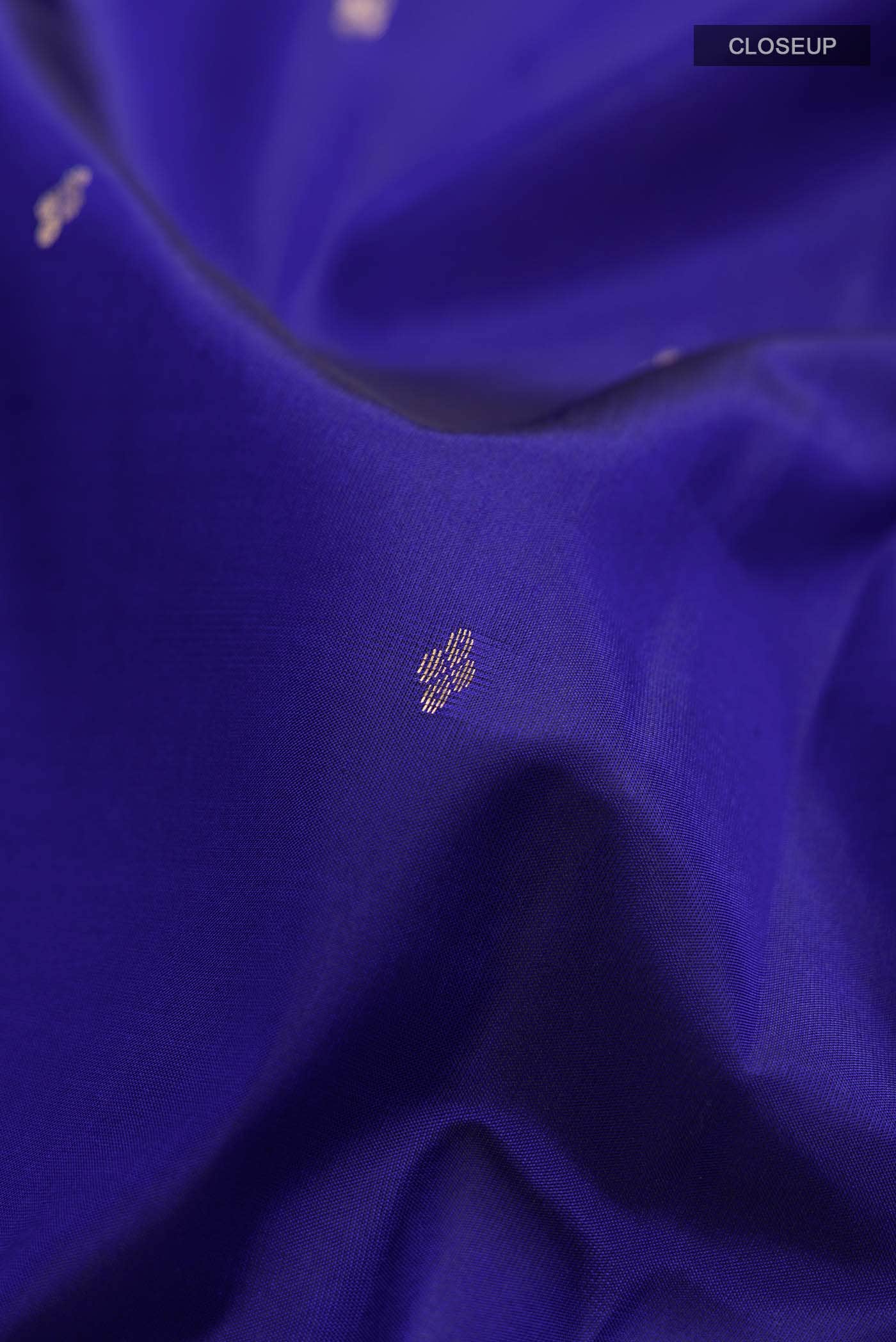 Blue Kanchipuram Silk Saree
