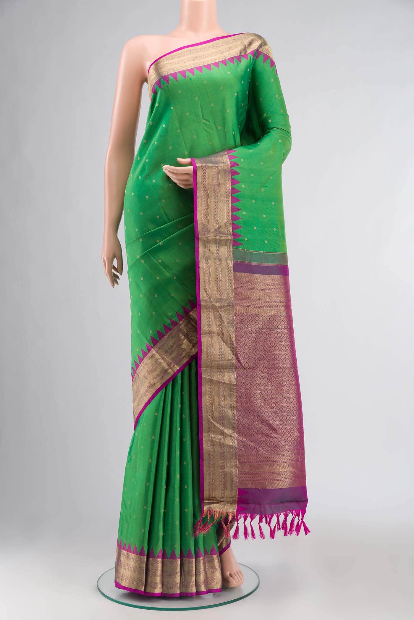 Green Kanchipuram Silk Saree
