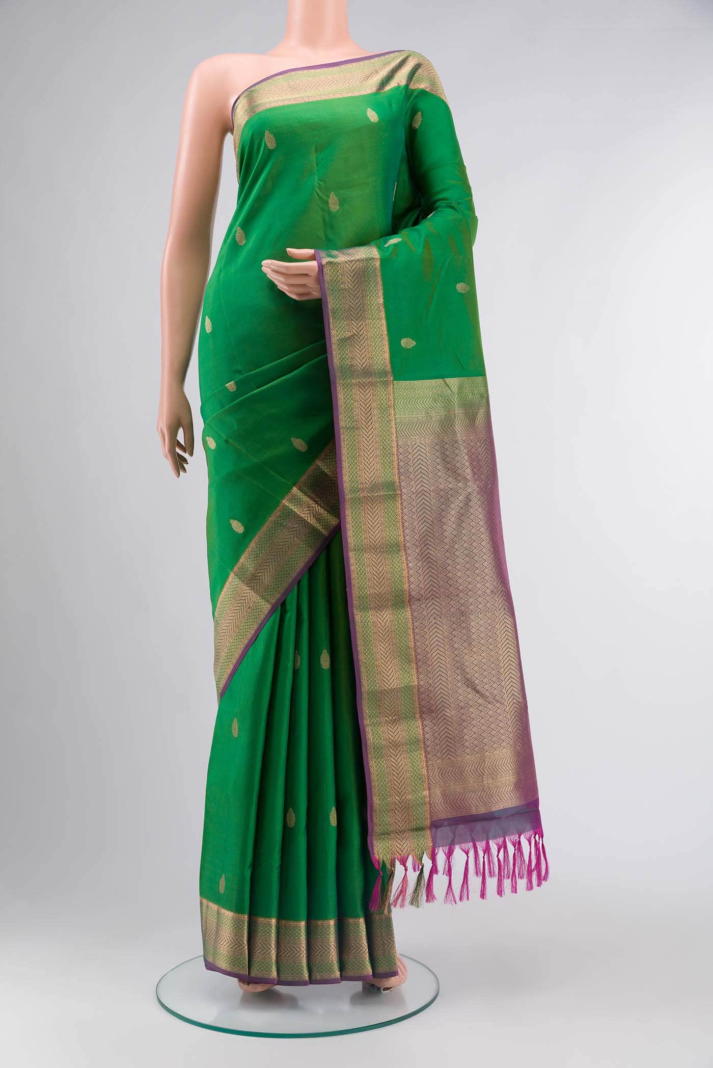 Green Kanchipuram Silk Saree