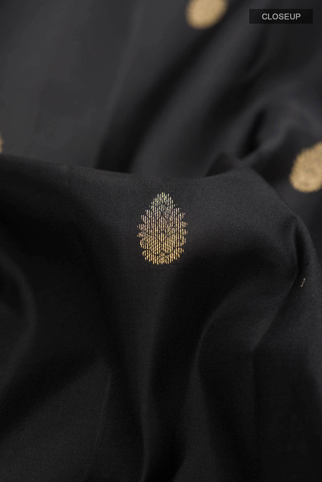 Black Kanchipuram Silk Saree