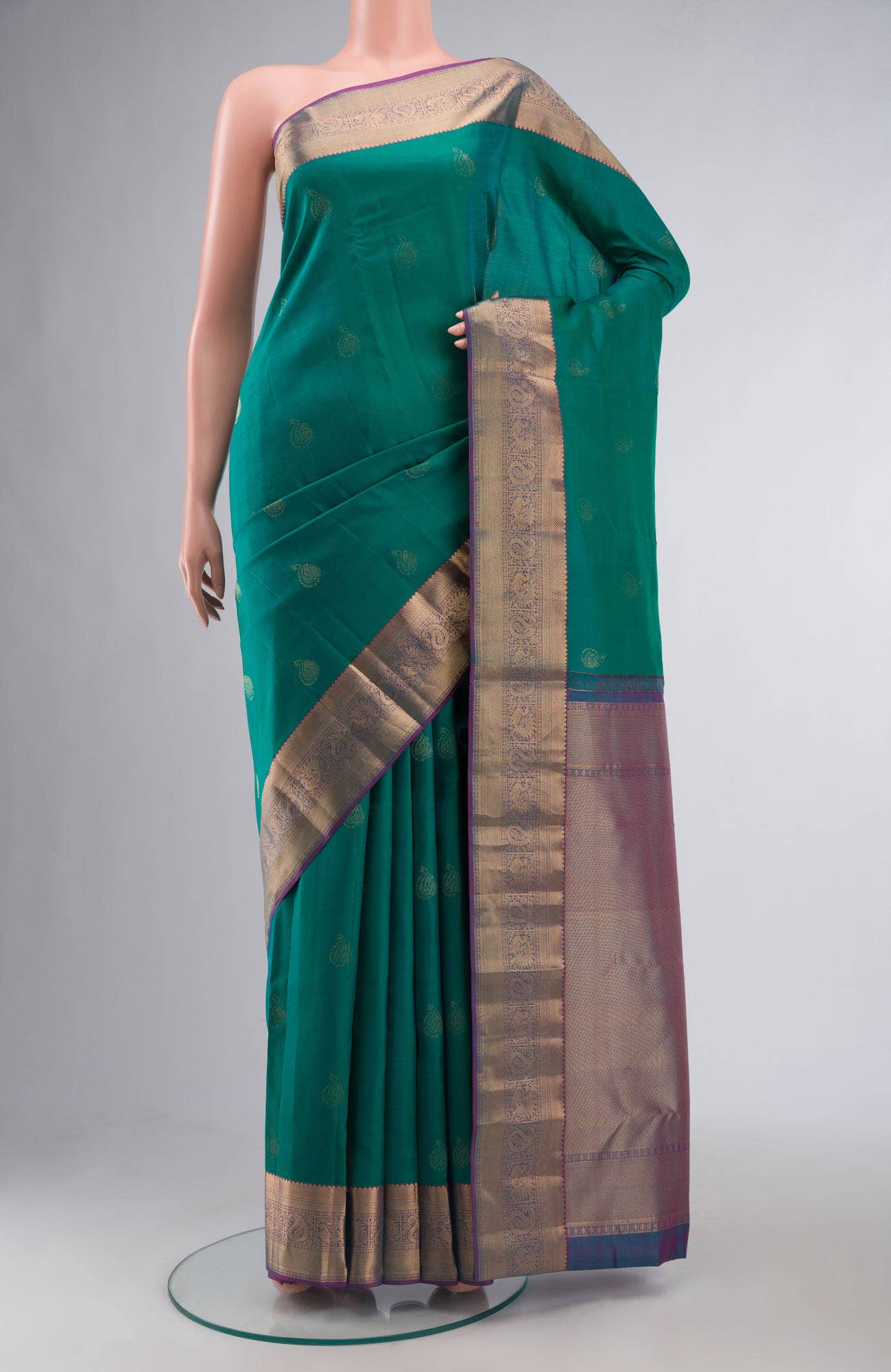 Green Kanchipuram Silk Saree