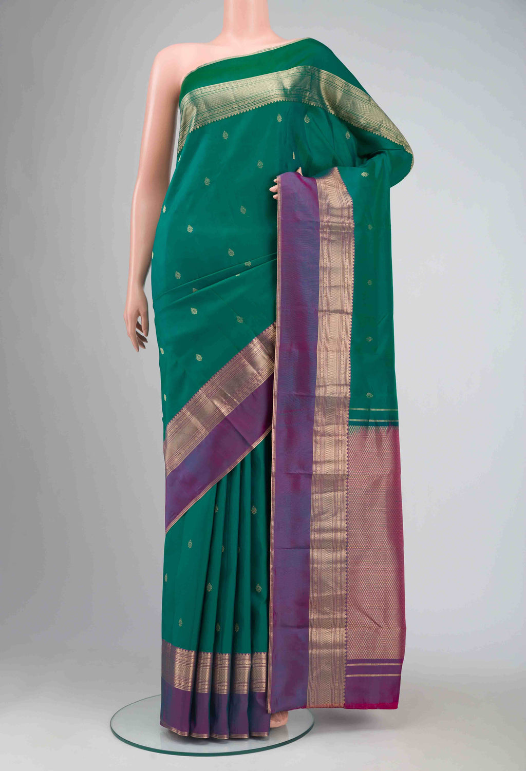 Green Kanchipuram Silk Saree