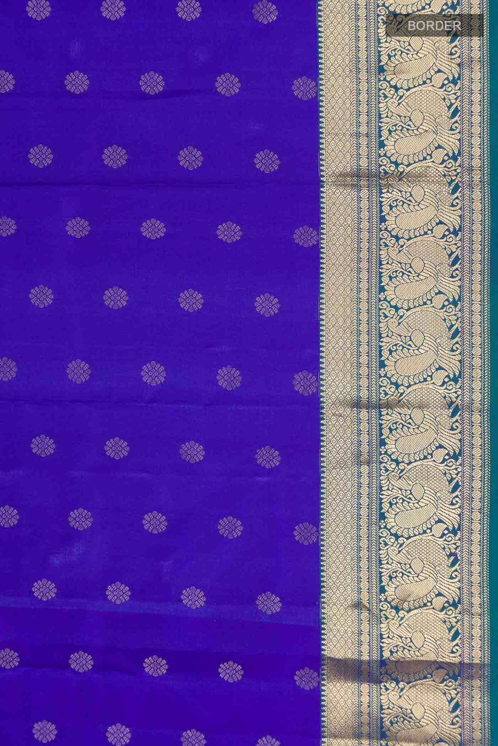 Blue Kanchipuram Silk Saree
