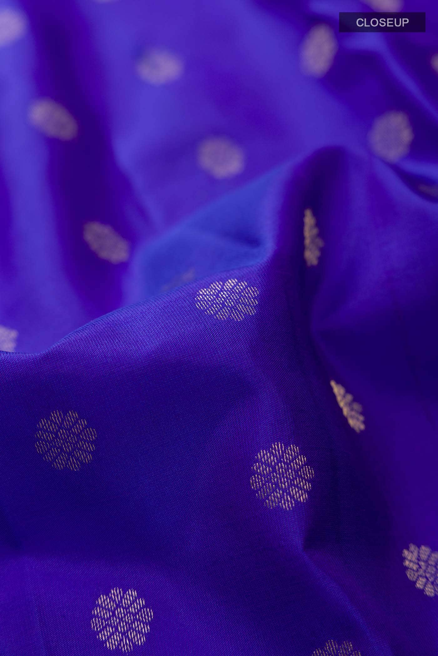 Blue Kanchipuram Silk Saree
