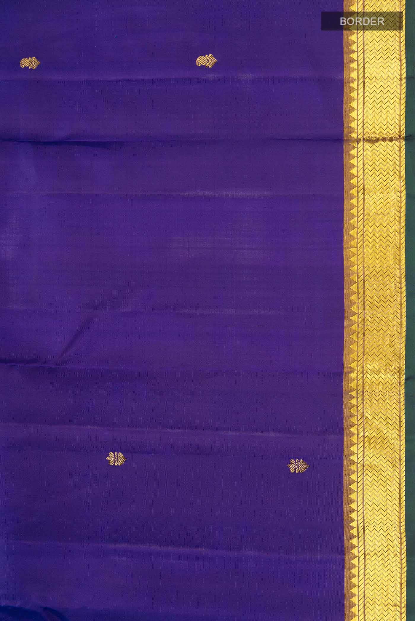 Violet Kanchipuram Silk Saree