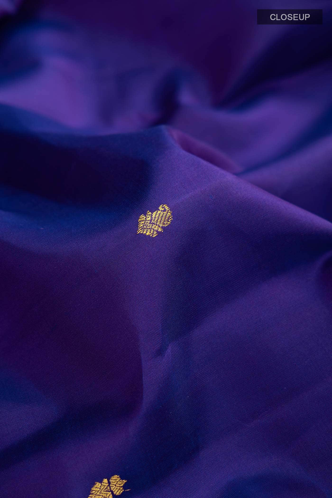 Violet Kanchipuram Silk Saree