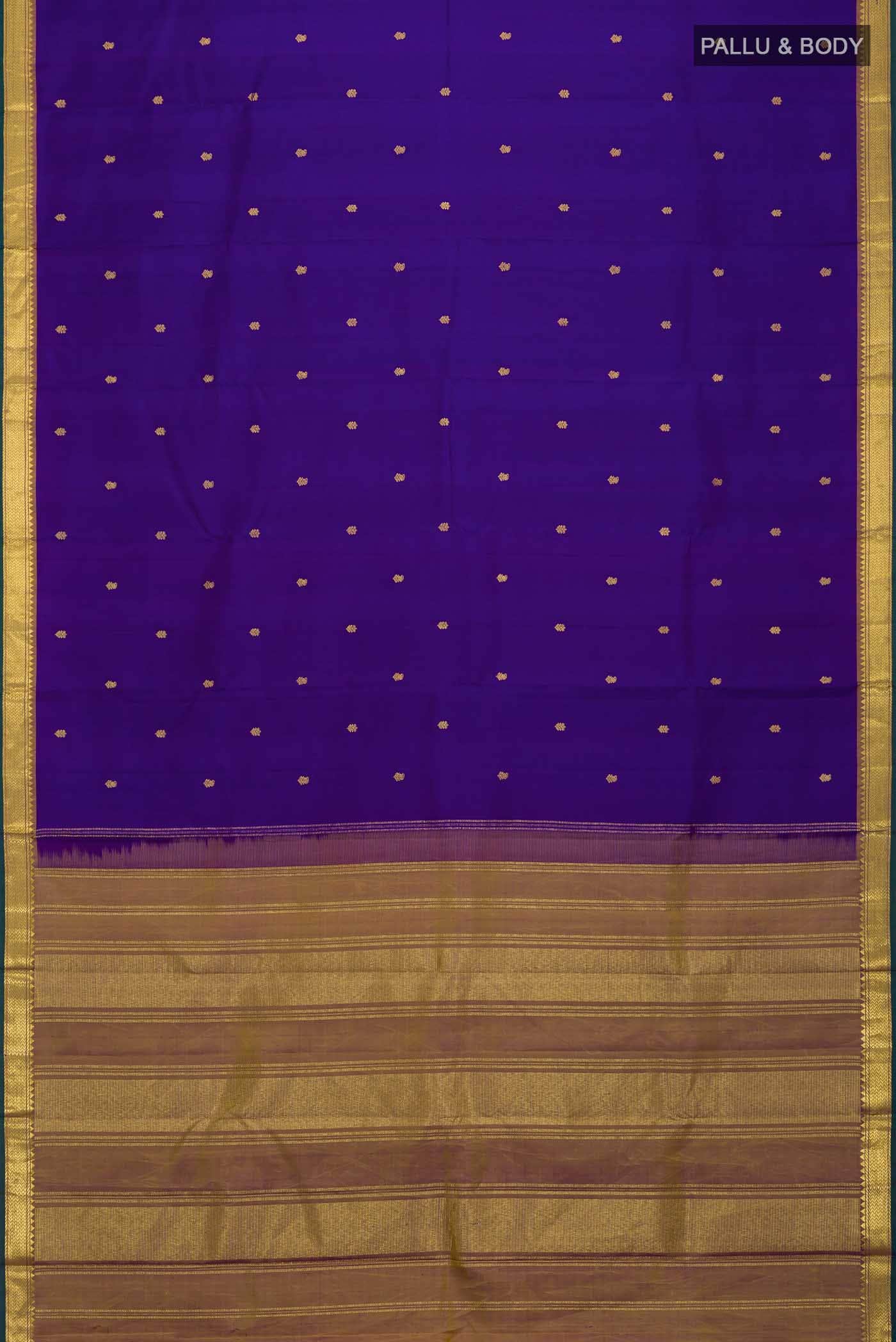 Violet Kanchipuram Silk Saree