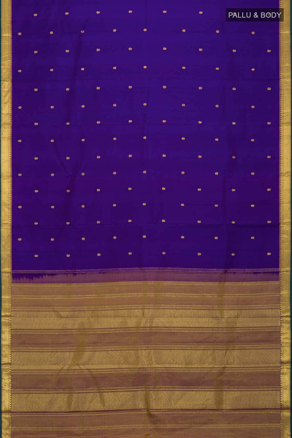Violet Kanchipuram Silk Saree