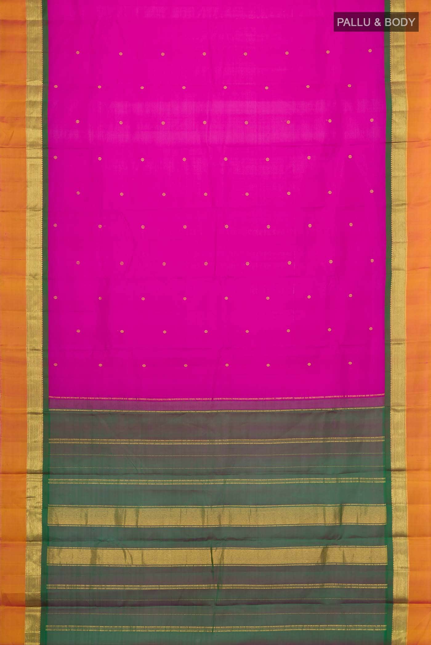 Pink Kanchipuram Silk Saree