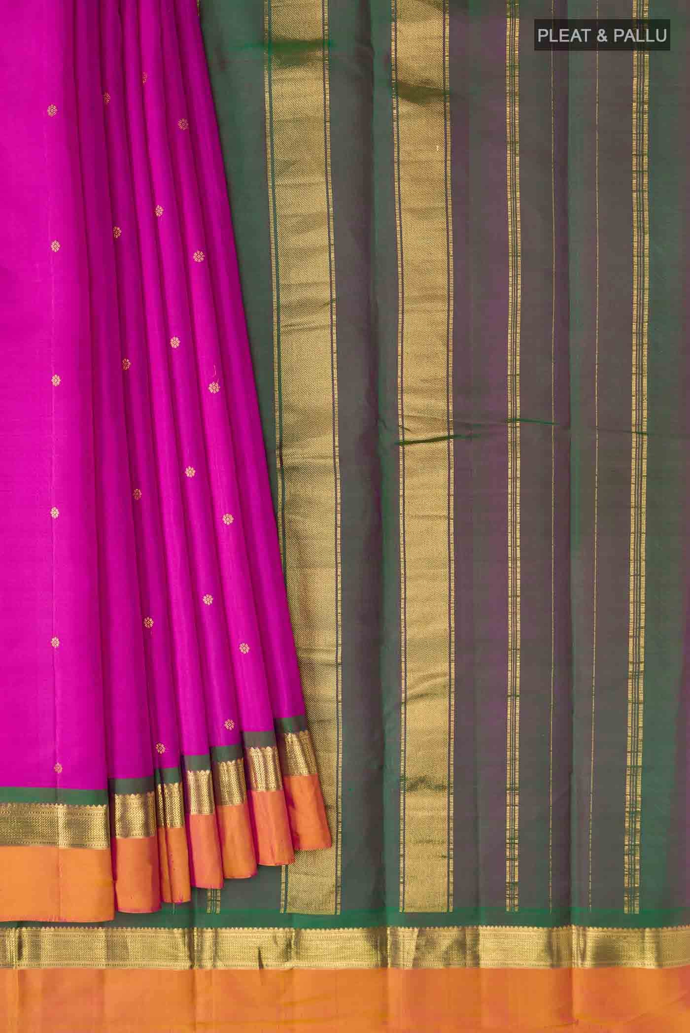 Pink Kanchipuram Silk Saree