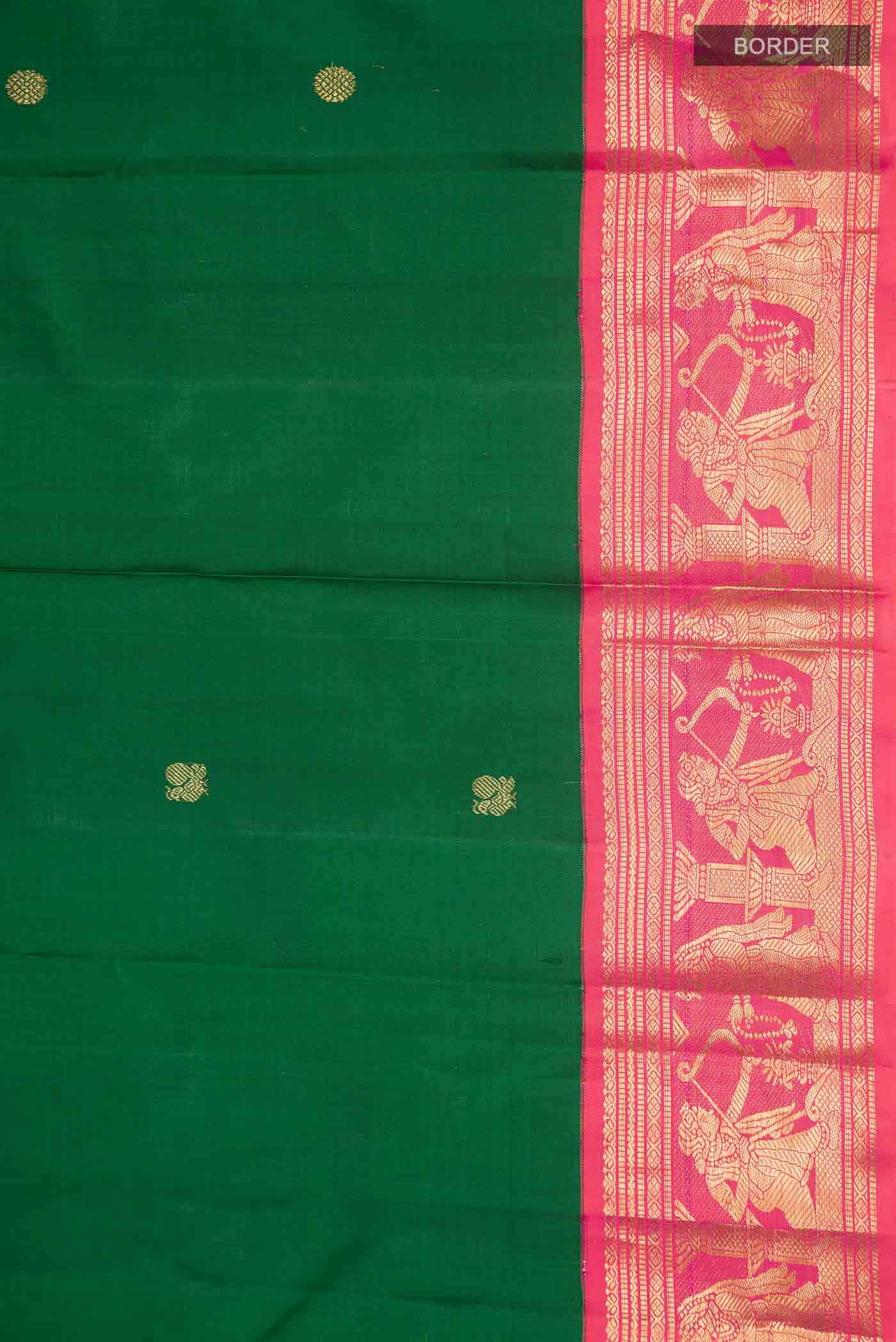 Green Kanchipuram Silk Saree