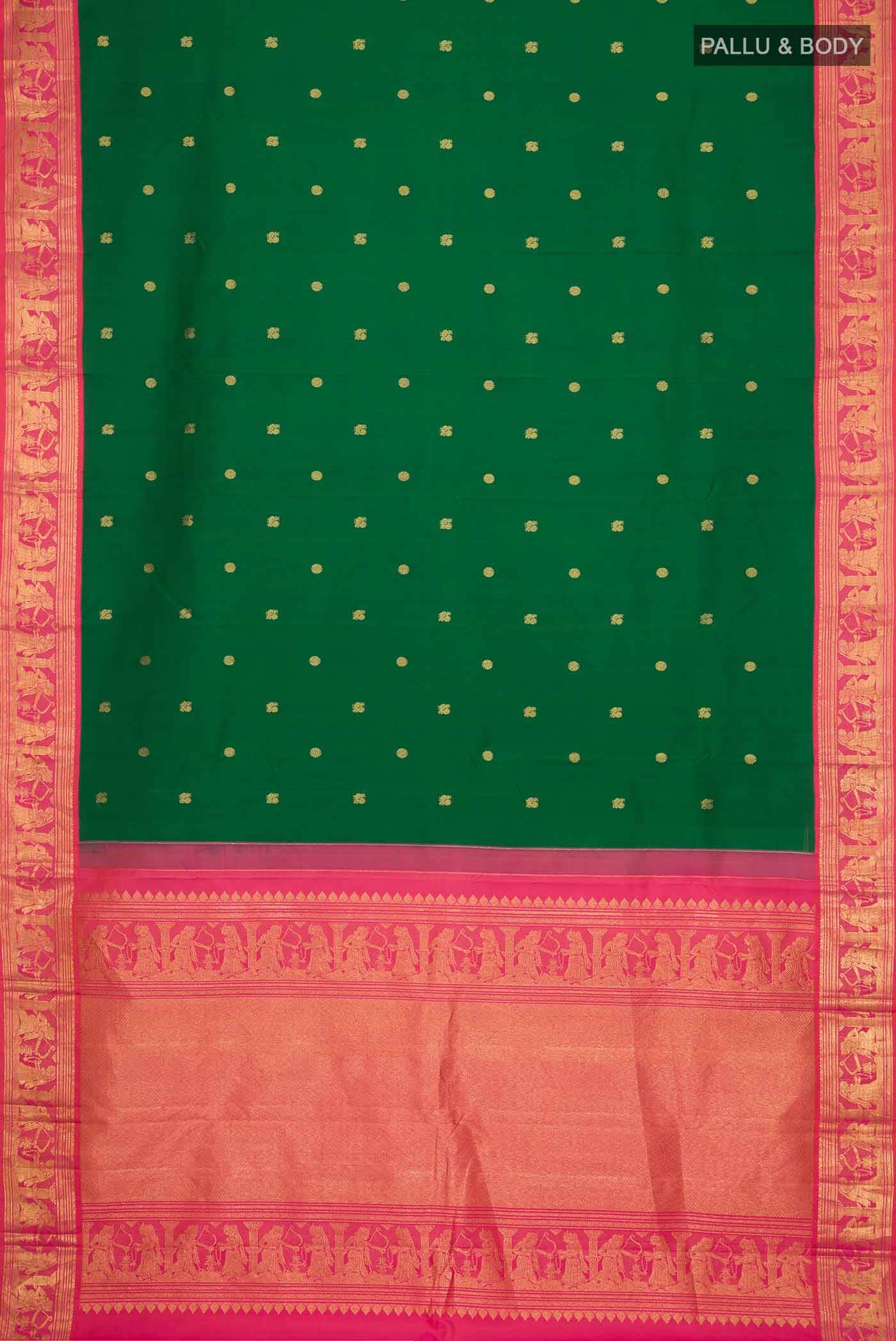 Green Kanchipuram Silk Saree