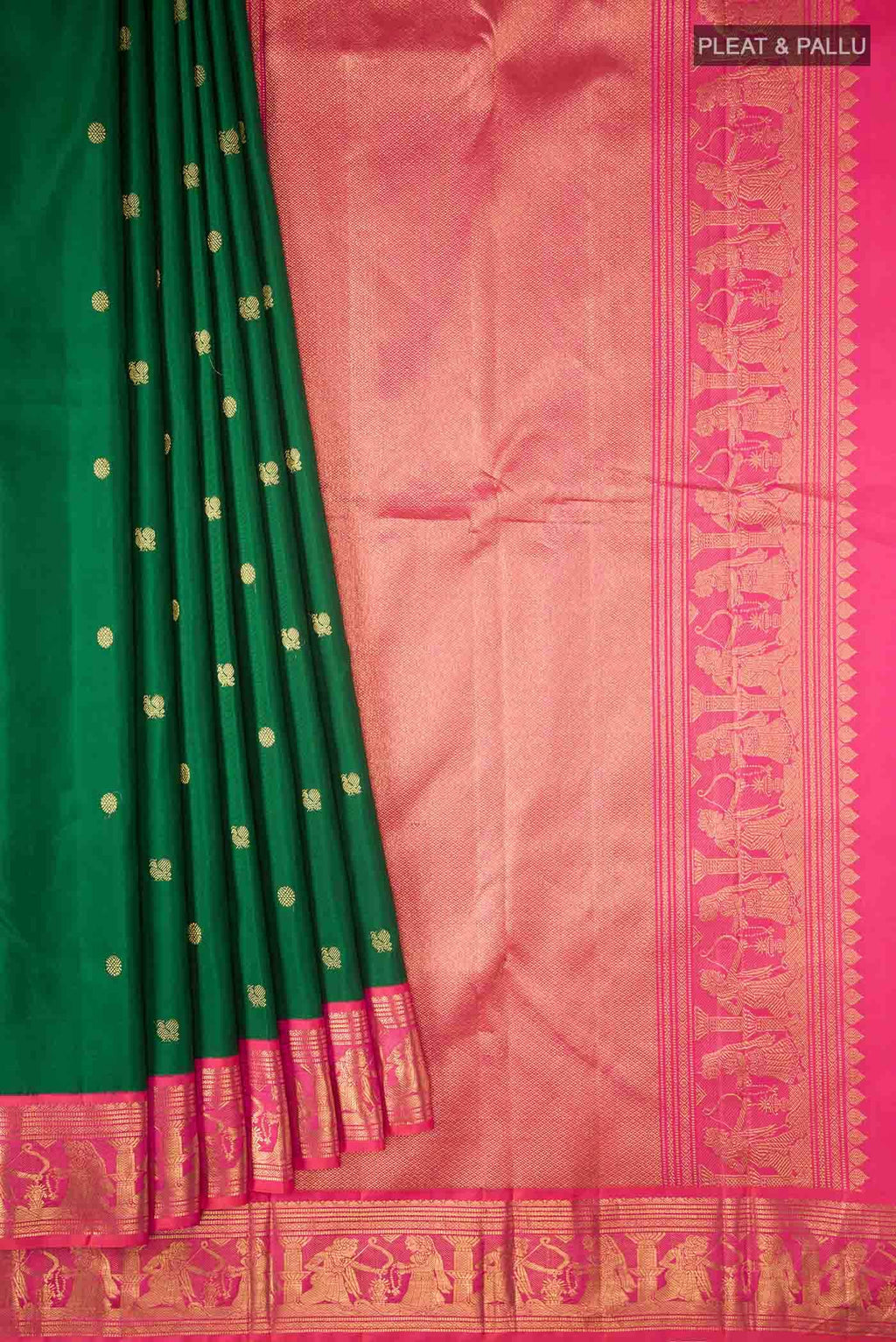 Green Kanchipuram Silk Saree