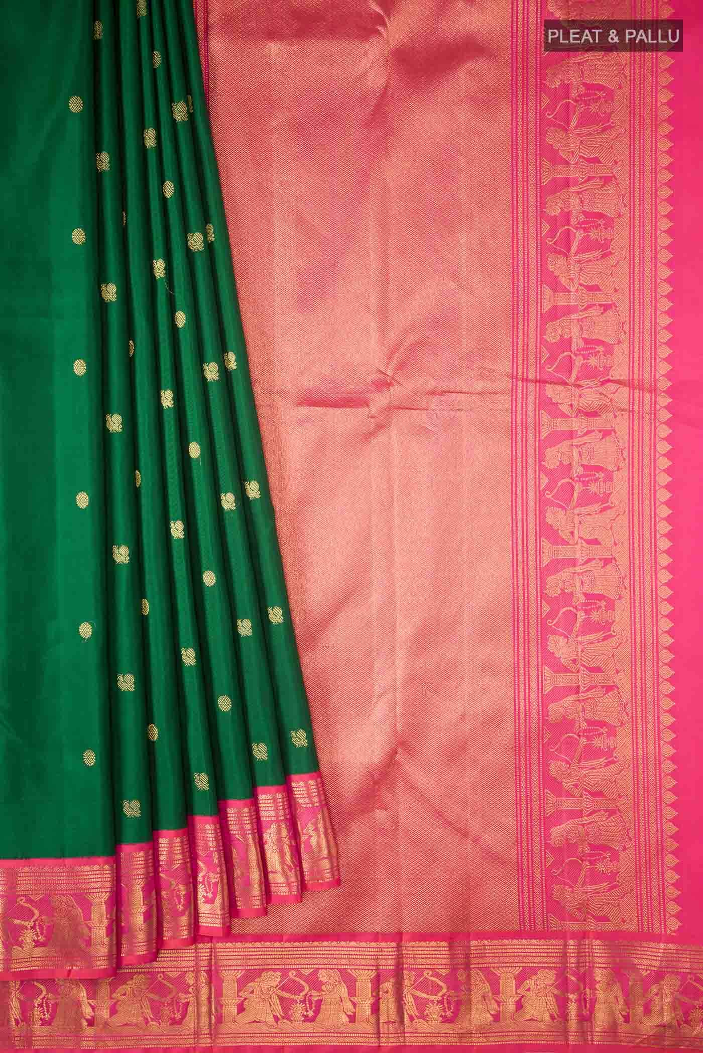 Green Kanchipuram Silk Saree