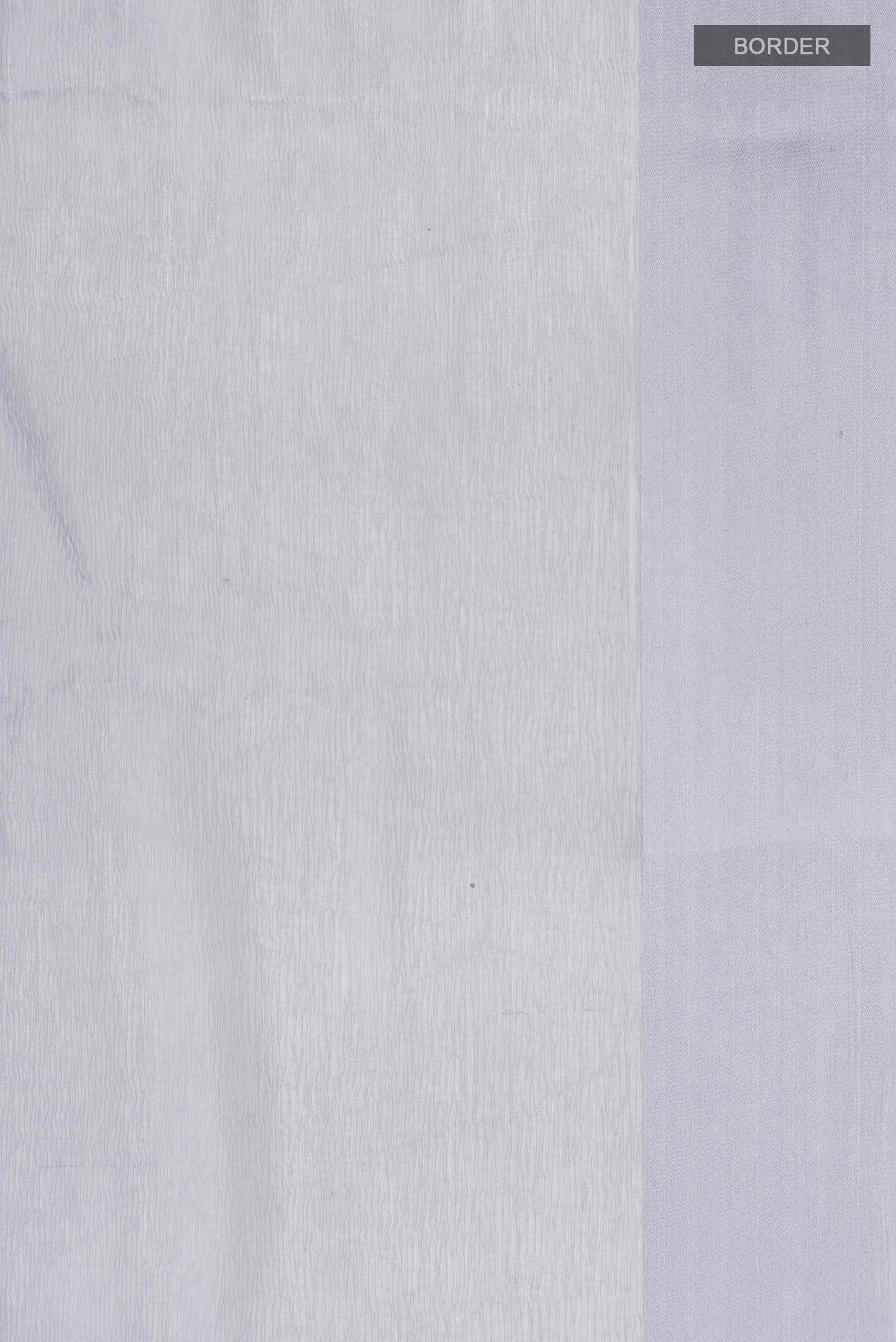 Lilac Mysore Chiffon Saree