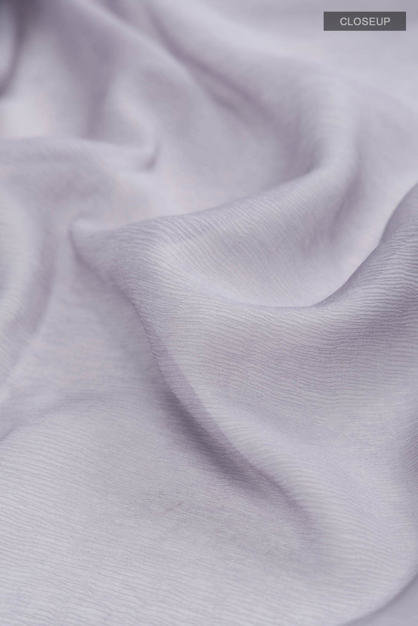 Lilac Mysore Chiffon Saree