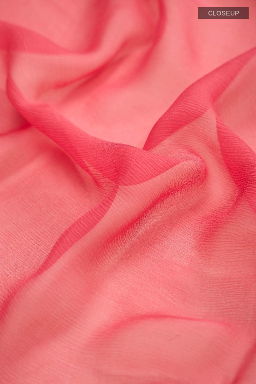 Pink Mysore Chiffon Saree