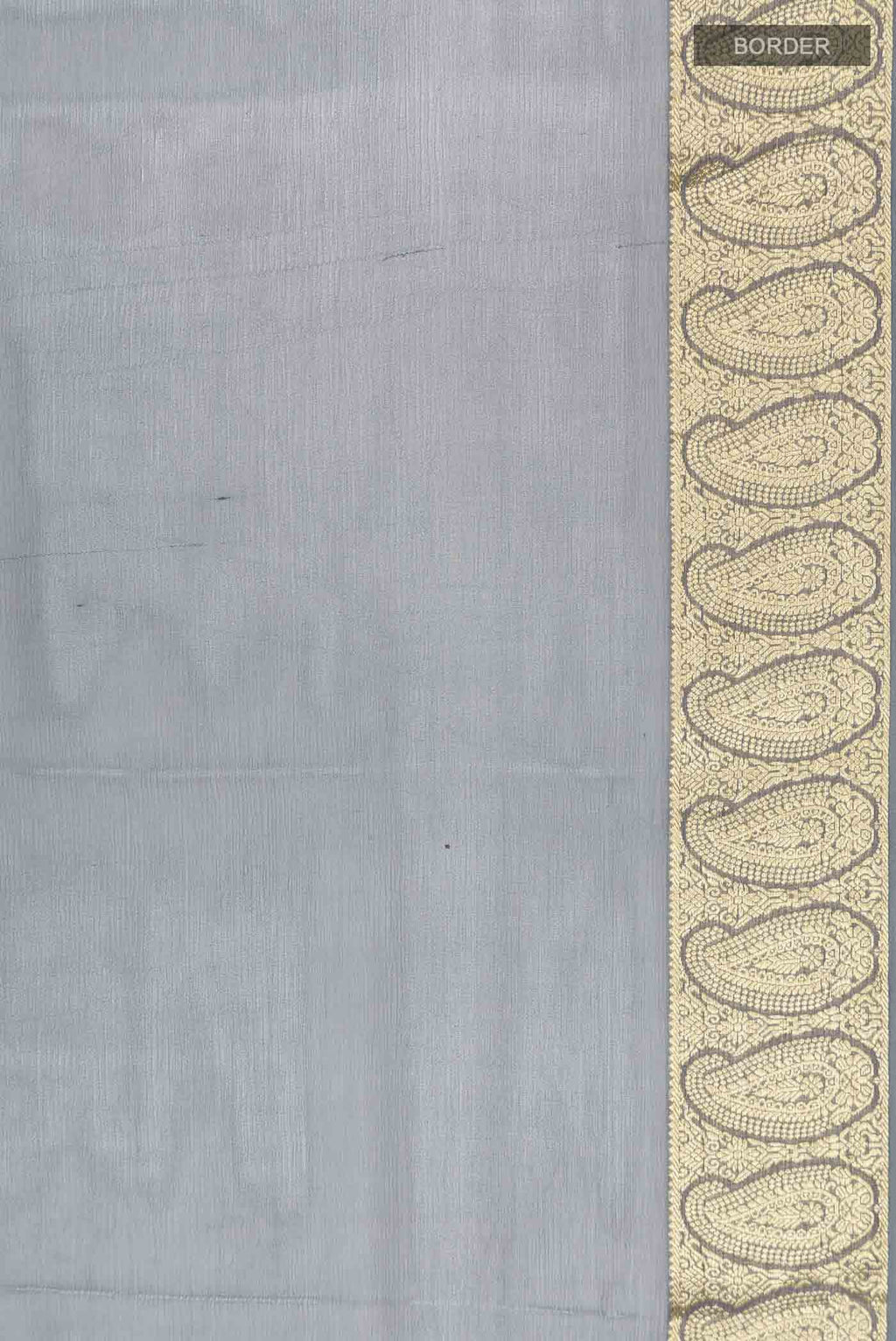Grey Mysore Chiffon Saree