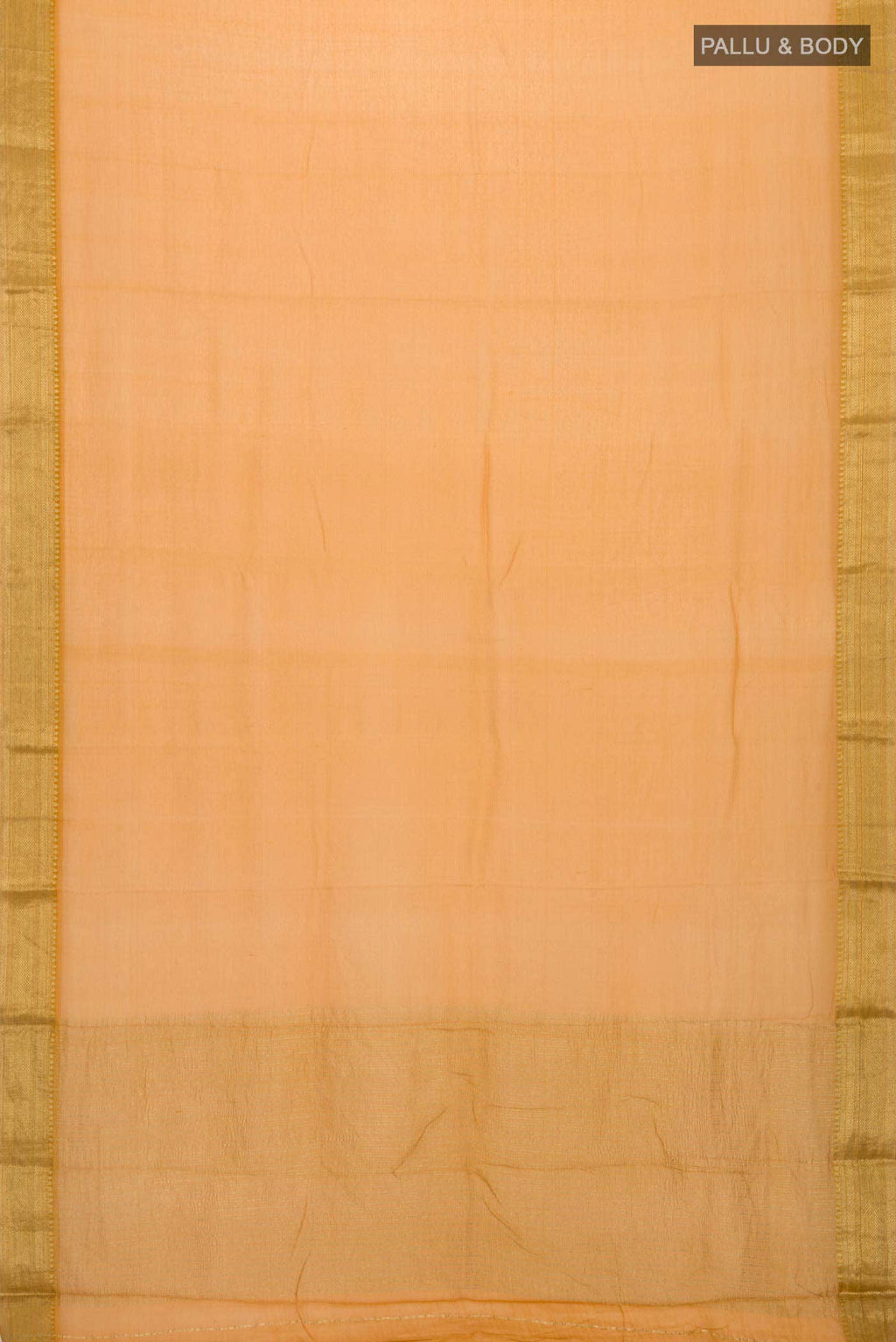 Mustard Mysore Chiffon Saree