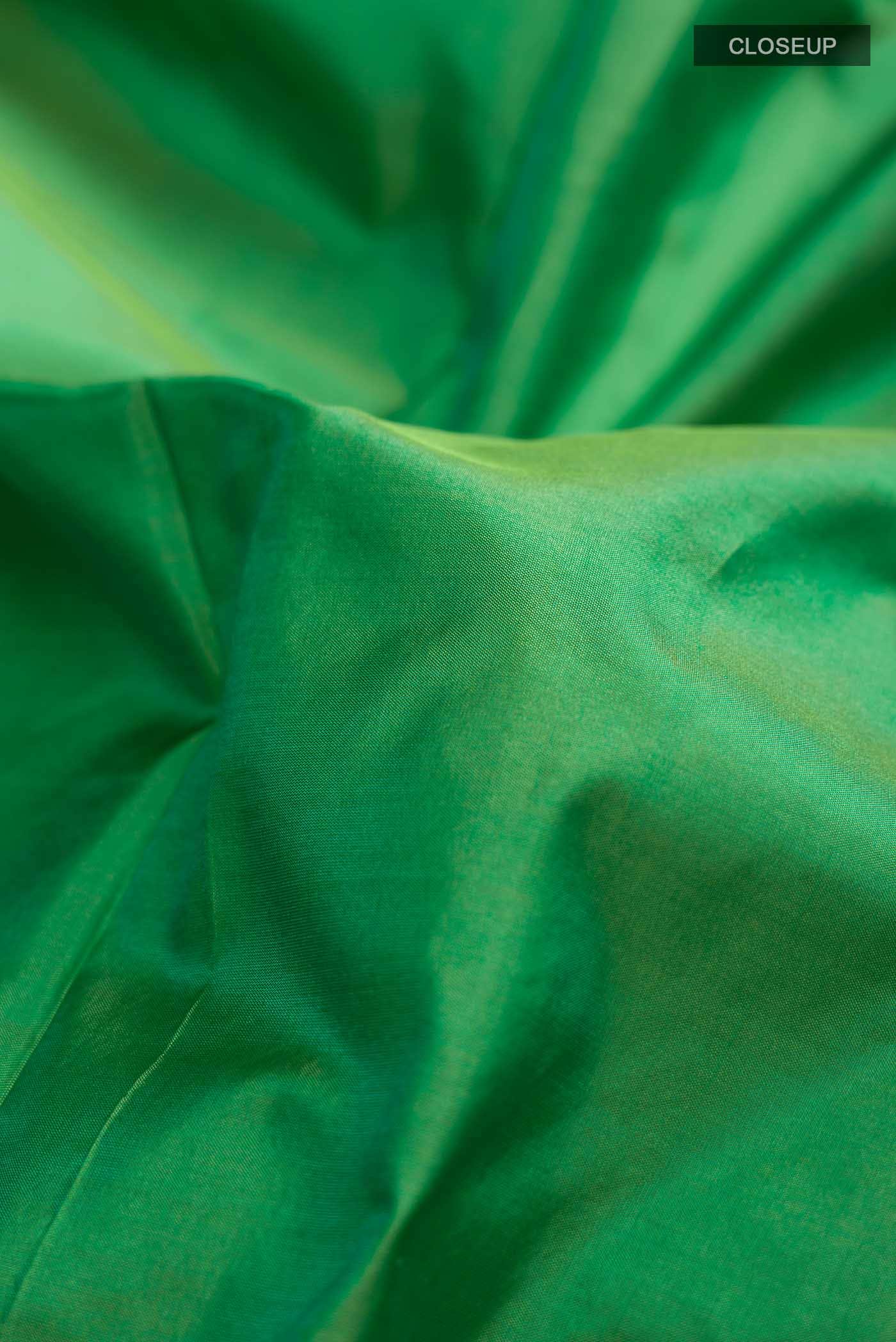 Green Bangalore Silk - kadyal Saree