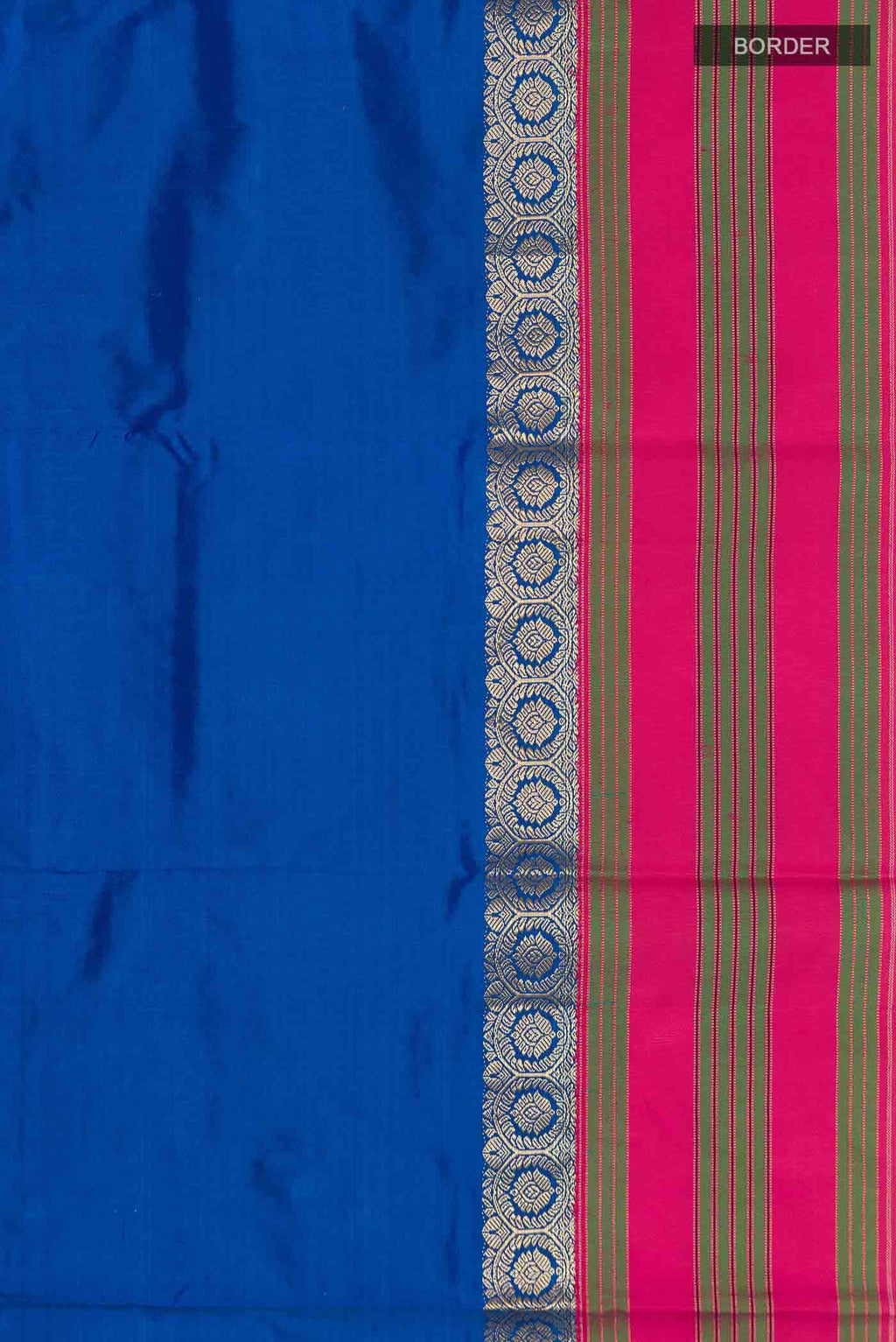 Blue Bangalore Silk Saree