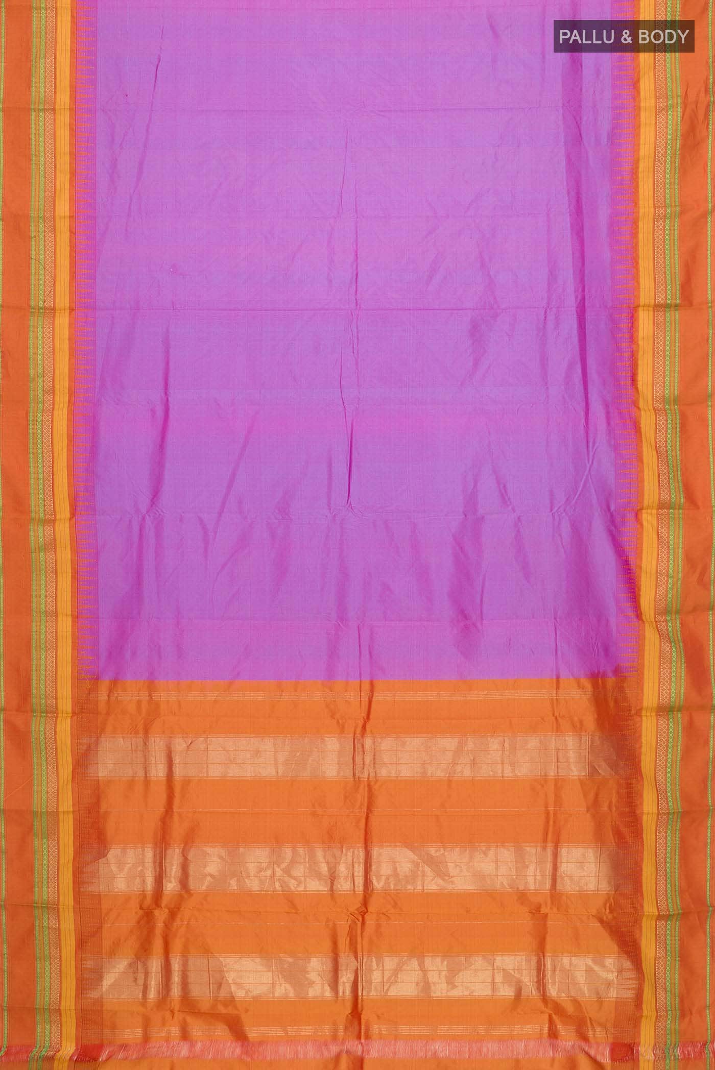 Lavender Bangalore Silk Saree
