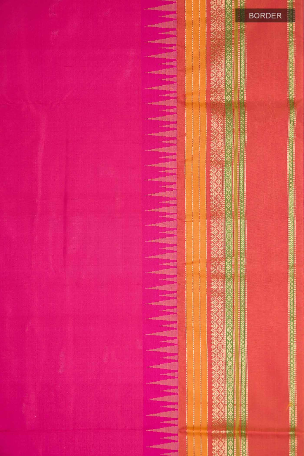 Pink Bangalore Silk - kadyal Saree