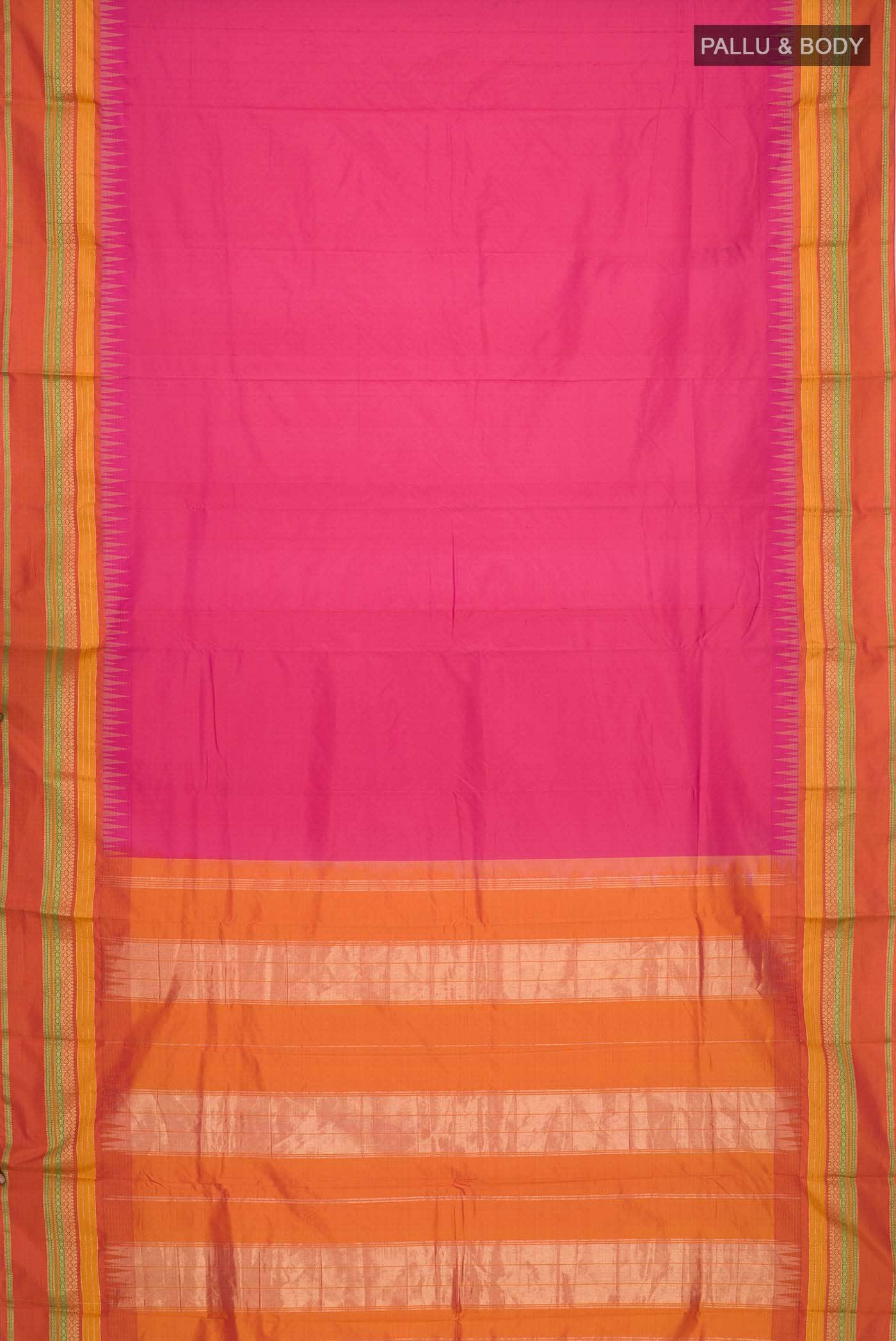 Pink Bangalore Silk - kadyal Saree